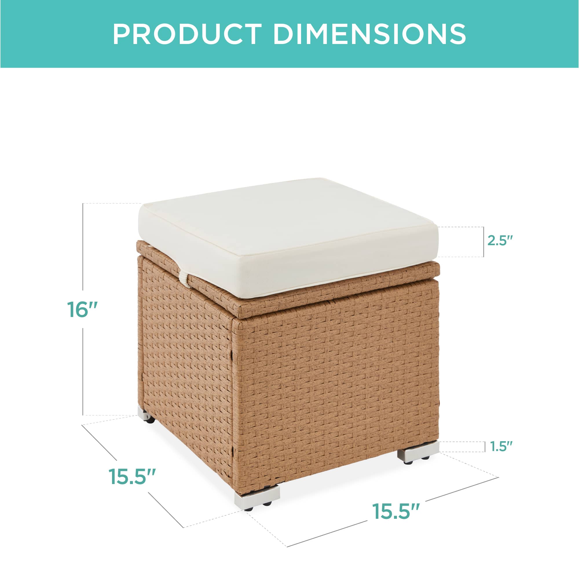 Best Choice Products SKY6399 Stools-Ottomans - View #7