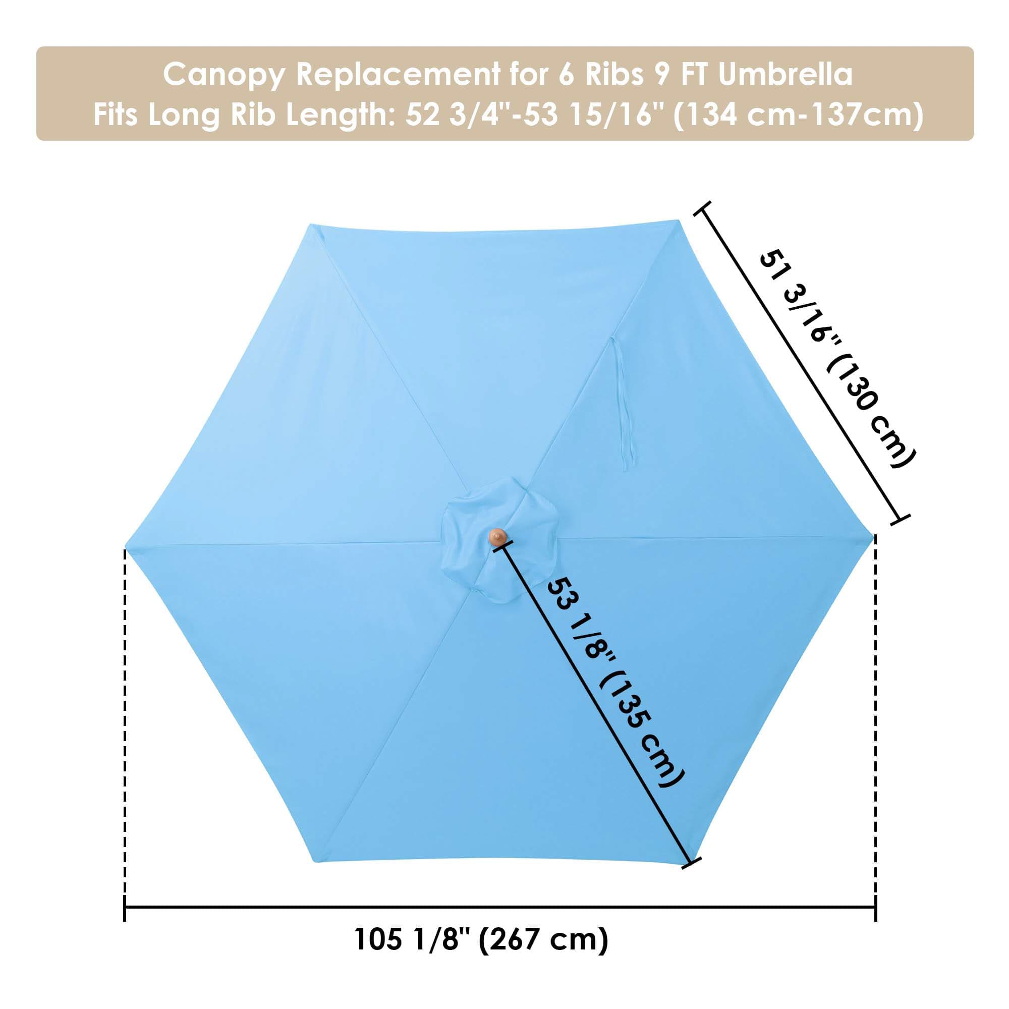 Yescom 07UMC002-9FT6R-03-LO Umbrellas-3 - View #5