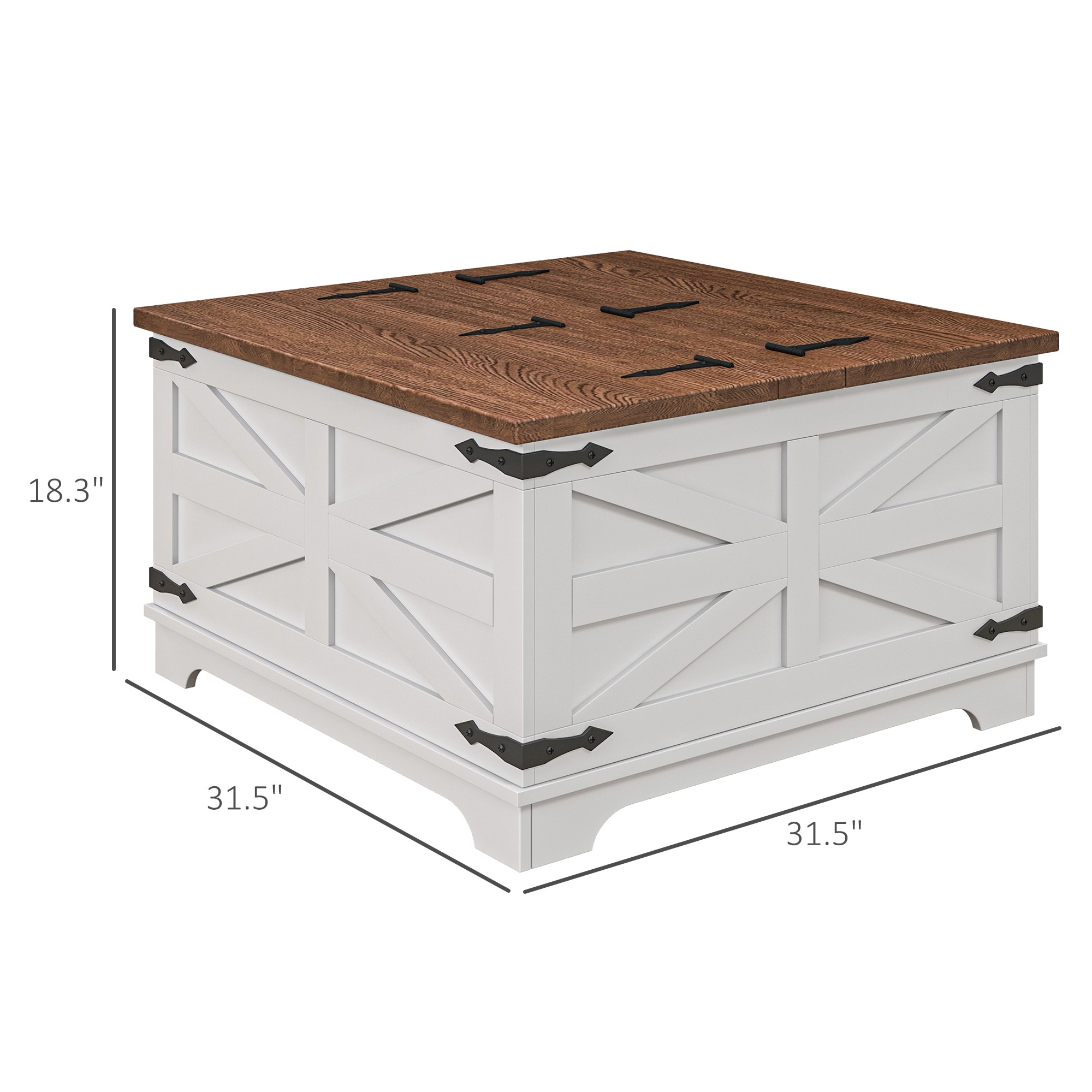 HomCom 839-928V80WT Coffee-Tables - View #3