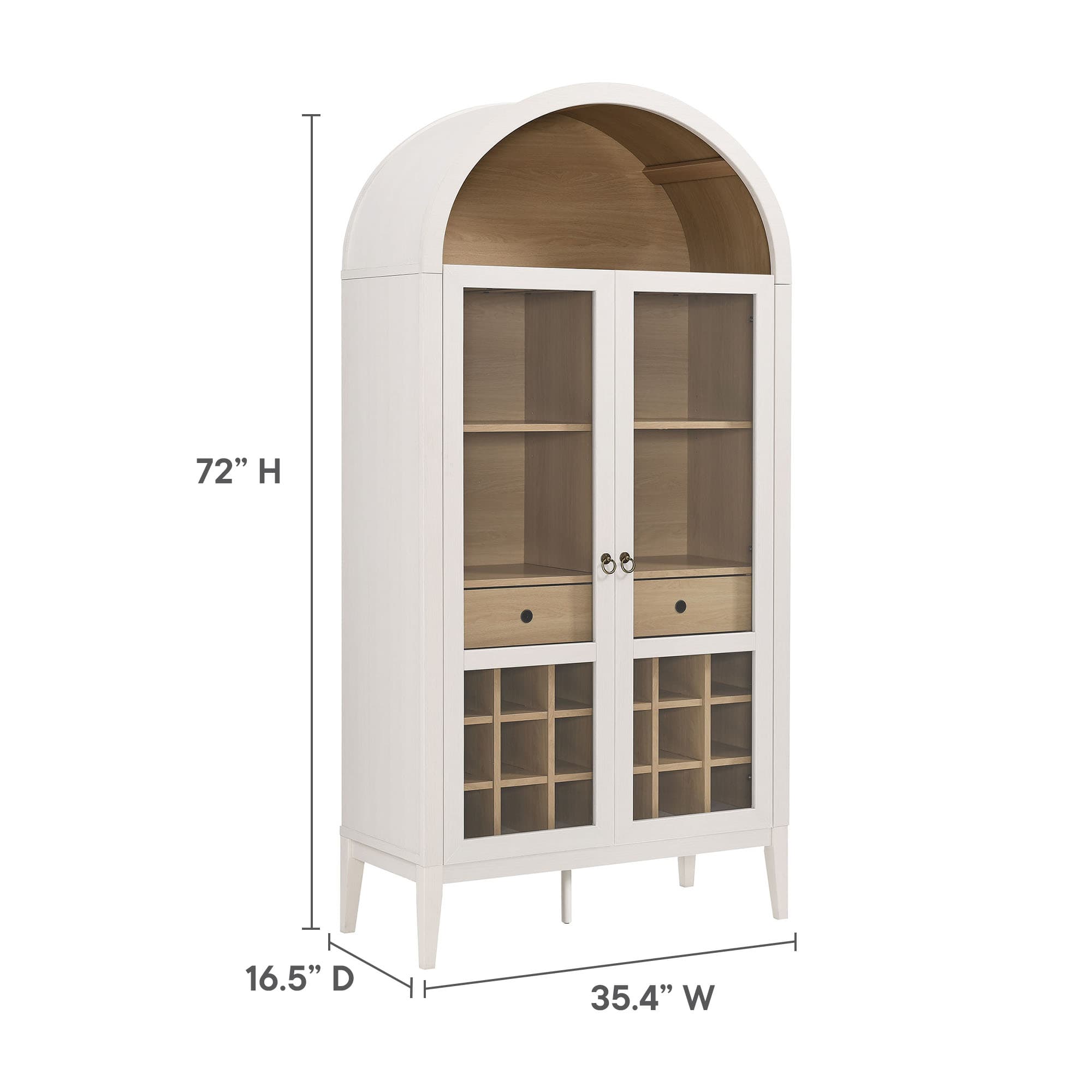 Modway EEI-7203-IVO-OAK Dining-Kitchen-Storarge - View #3