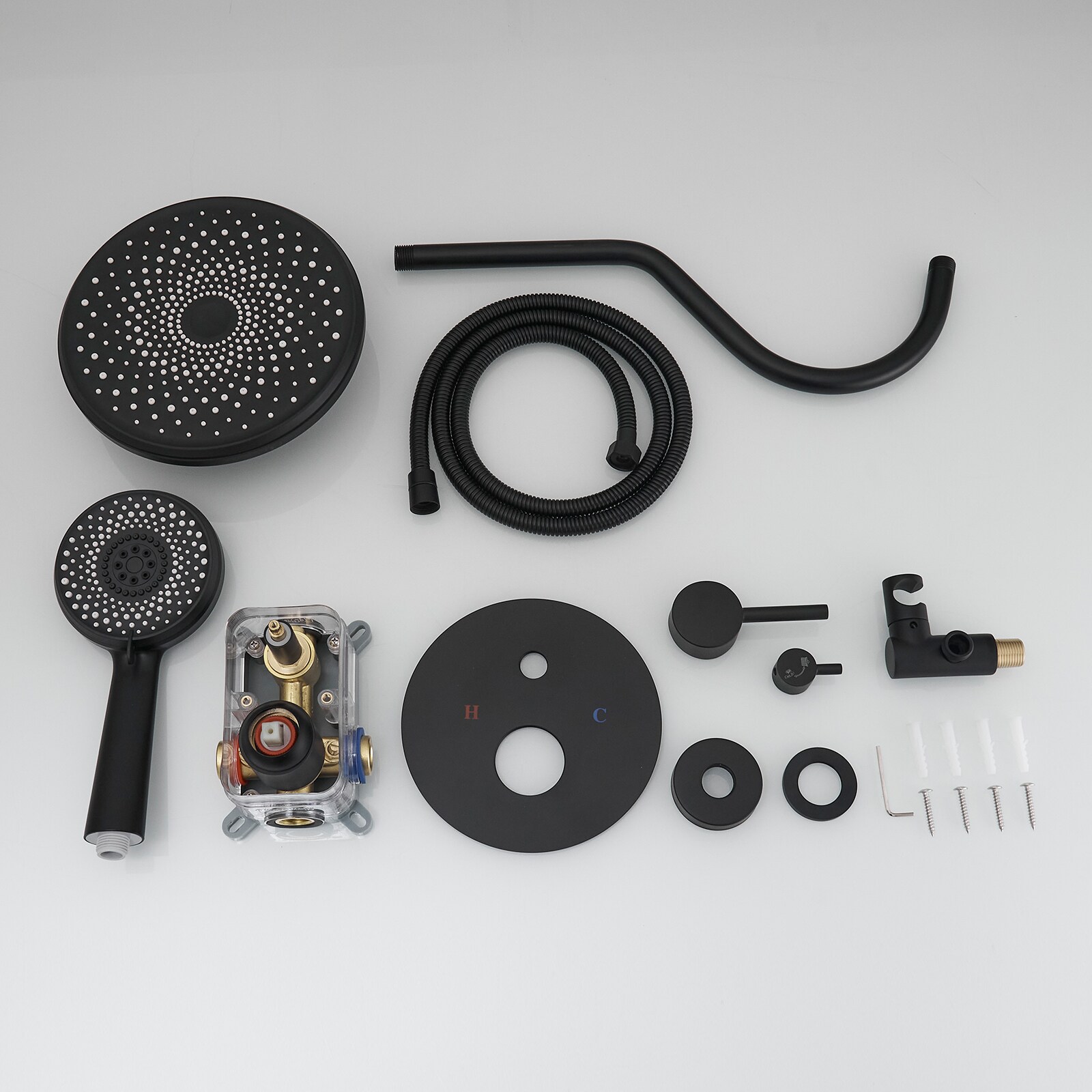 WELLFOR FH798049-B Showerhead-Bar-Panels - View #4