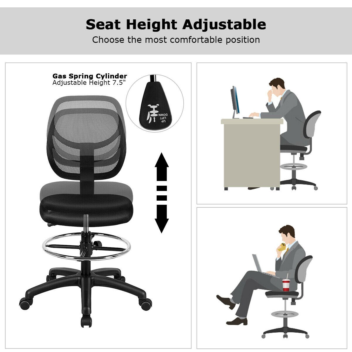 Slickblue D-CO-41026WH Office-Chairs - View #7