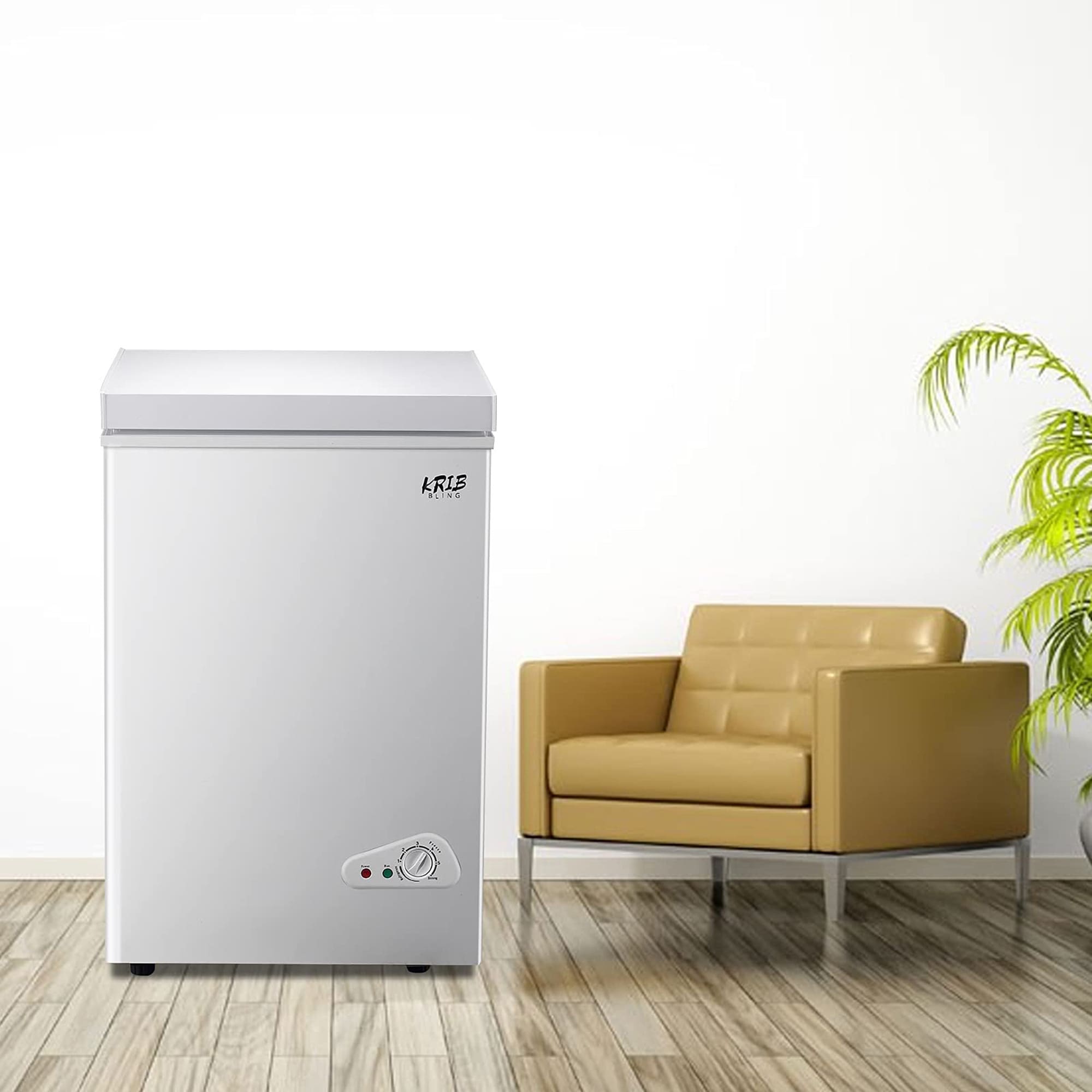 Jeremy Cass FRZFLGJLO100QB 3.5-cu ft Chest Freezer ( White )
