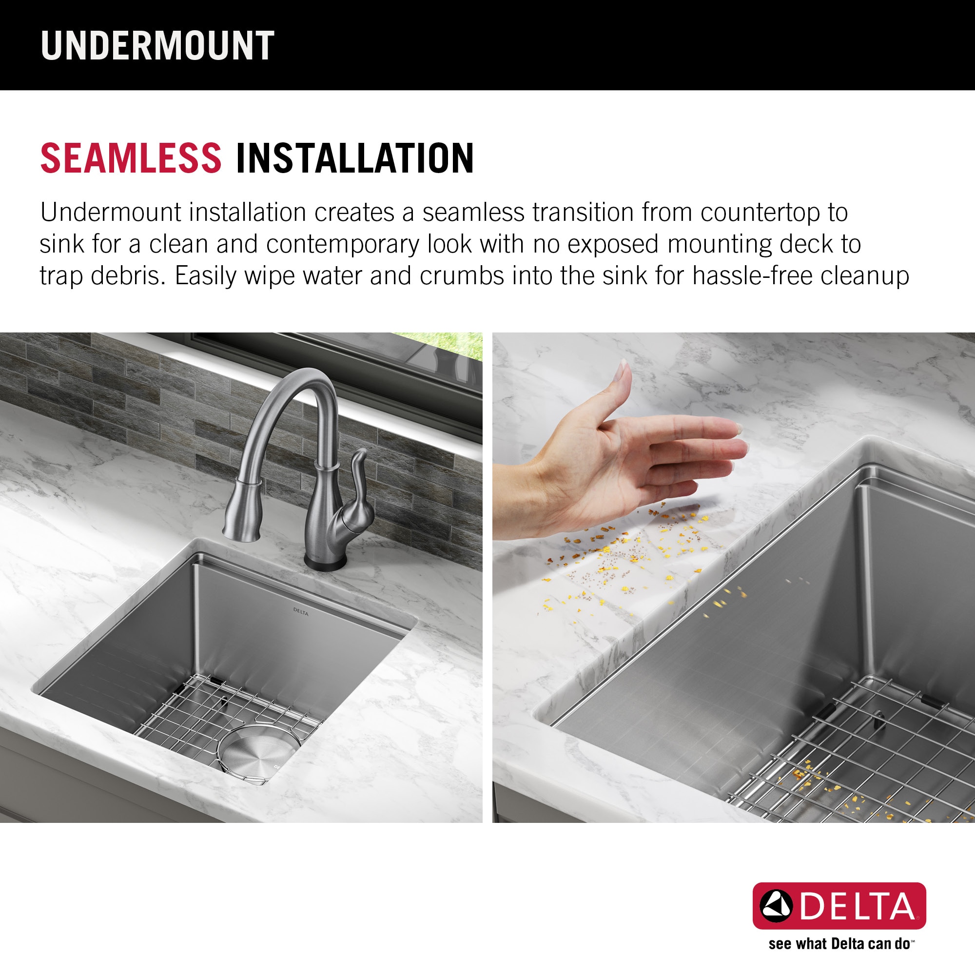 Delta 17-in L x 19-in W Stainless Steel Undermount Commercial