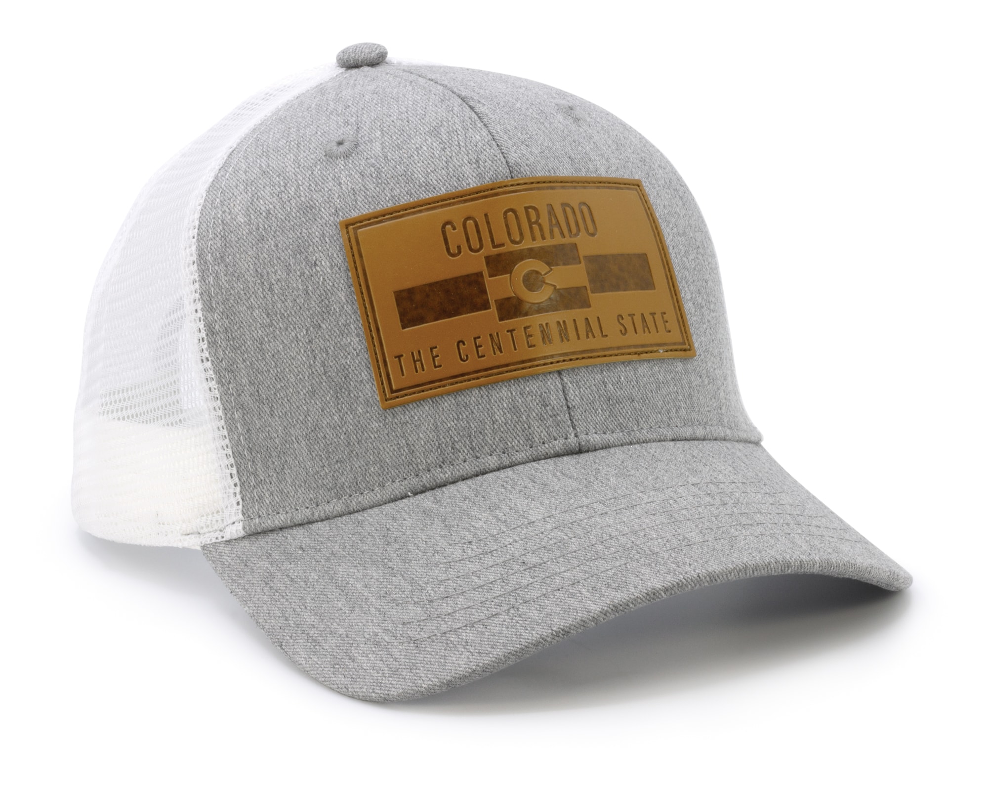 Infinity Brands LOW-170-CO Men's Heathered Gray/White 70/30 cotton/poly Baseball cap