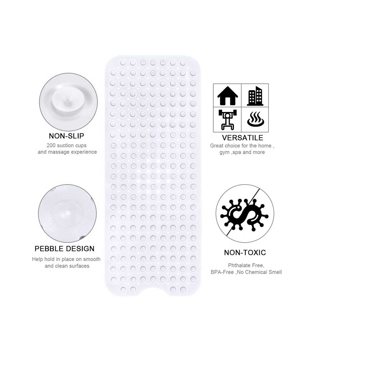 Aoibox LABZB0826041 Bath-Rugs - View #5