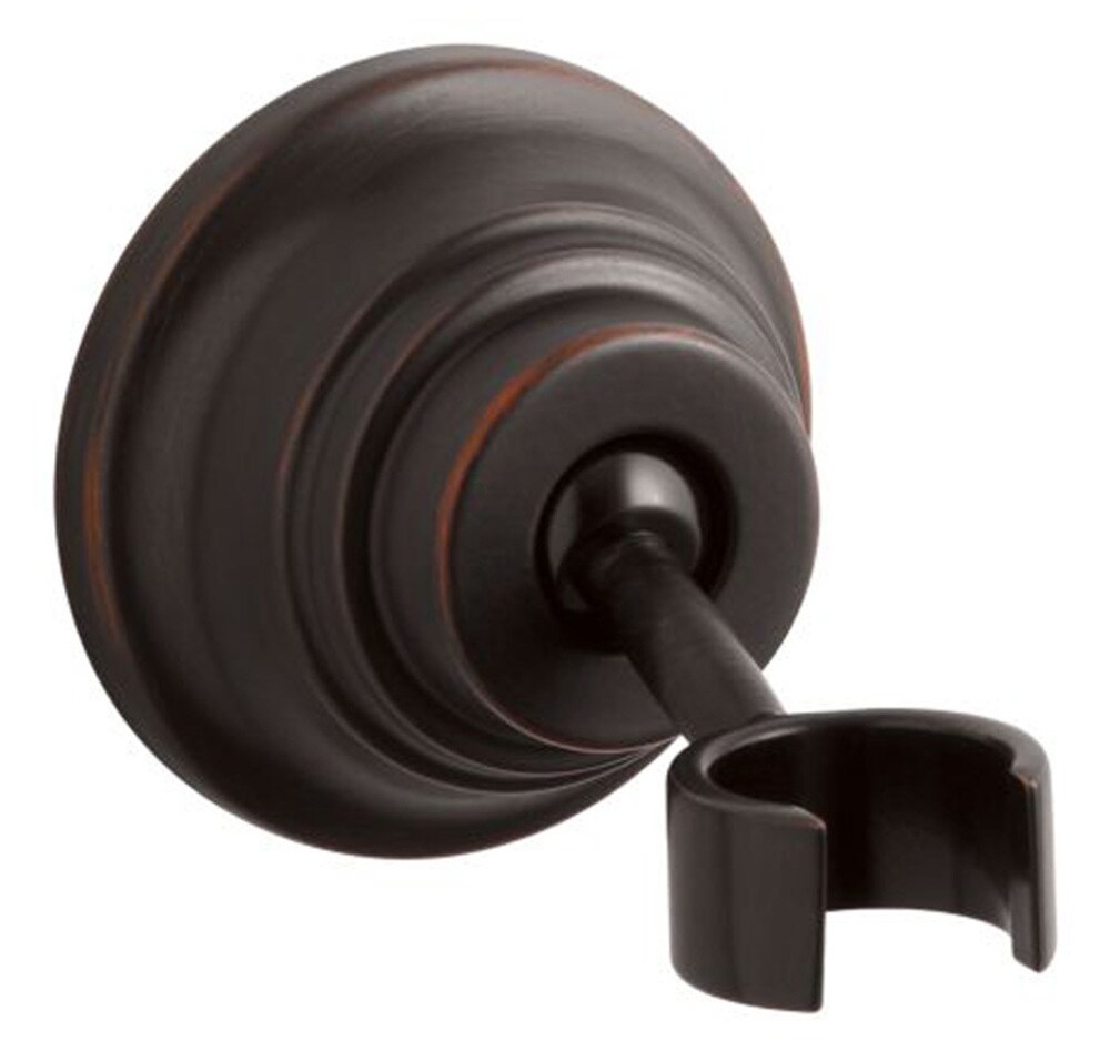 KOHLER Bancroft Oil-Rubbed Bronze 3.5-in Shower Hand Shower Holder in ...