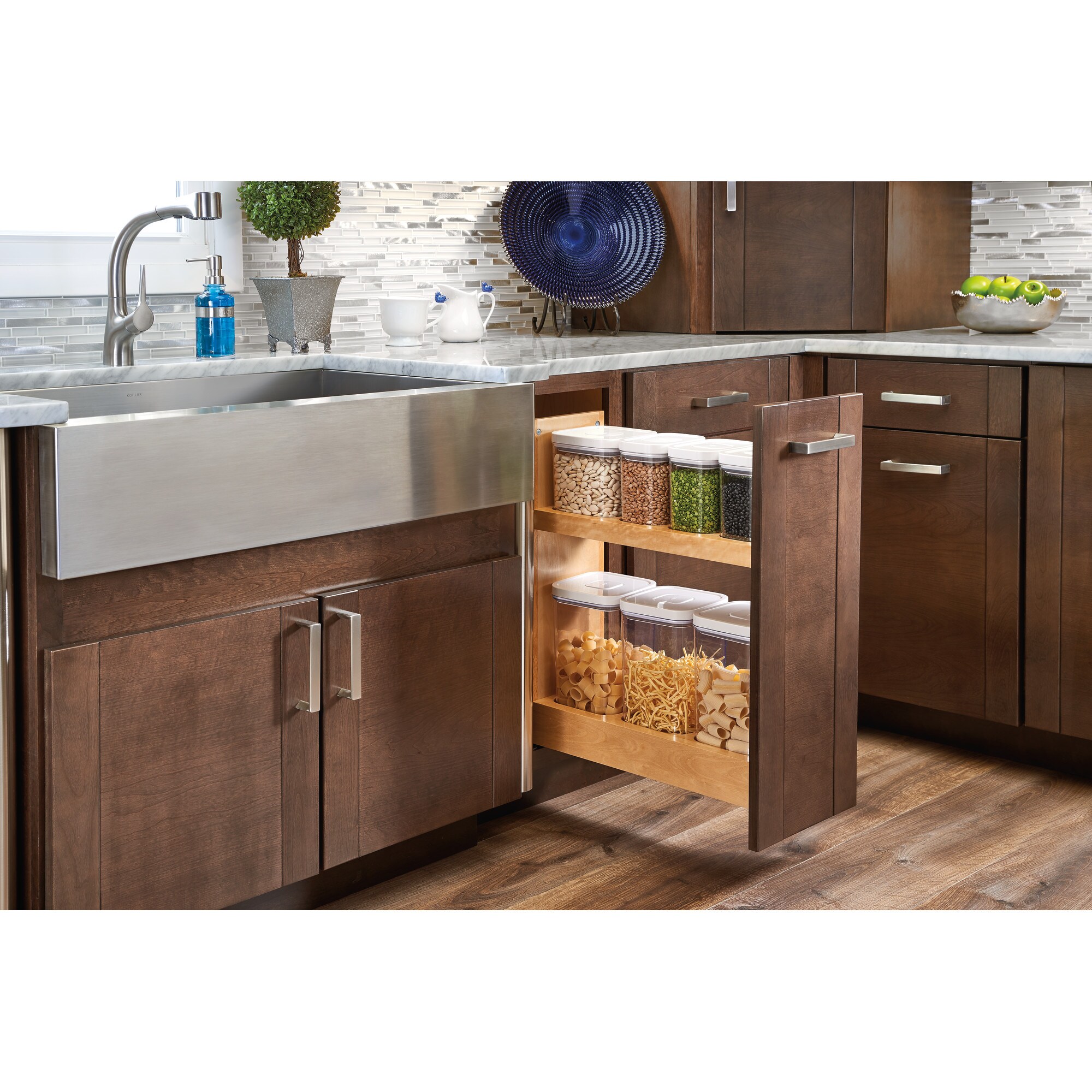 Rev-A-Shelf 448OXO-BCSC-8C Pull-Out-Cabinet-Baskets - View #2