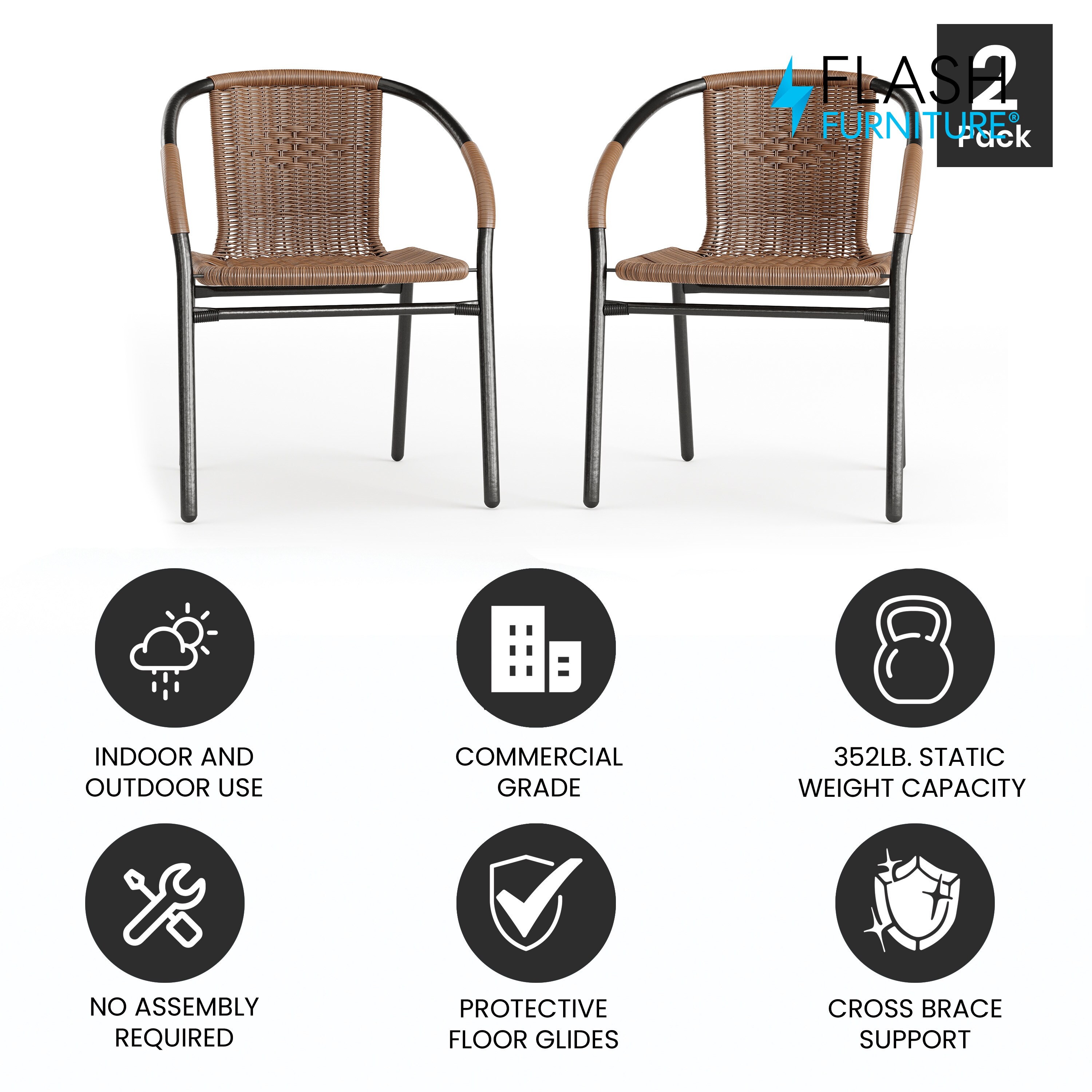 Flash Furniture 889142062264 Patio-Chairs - View #2