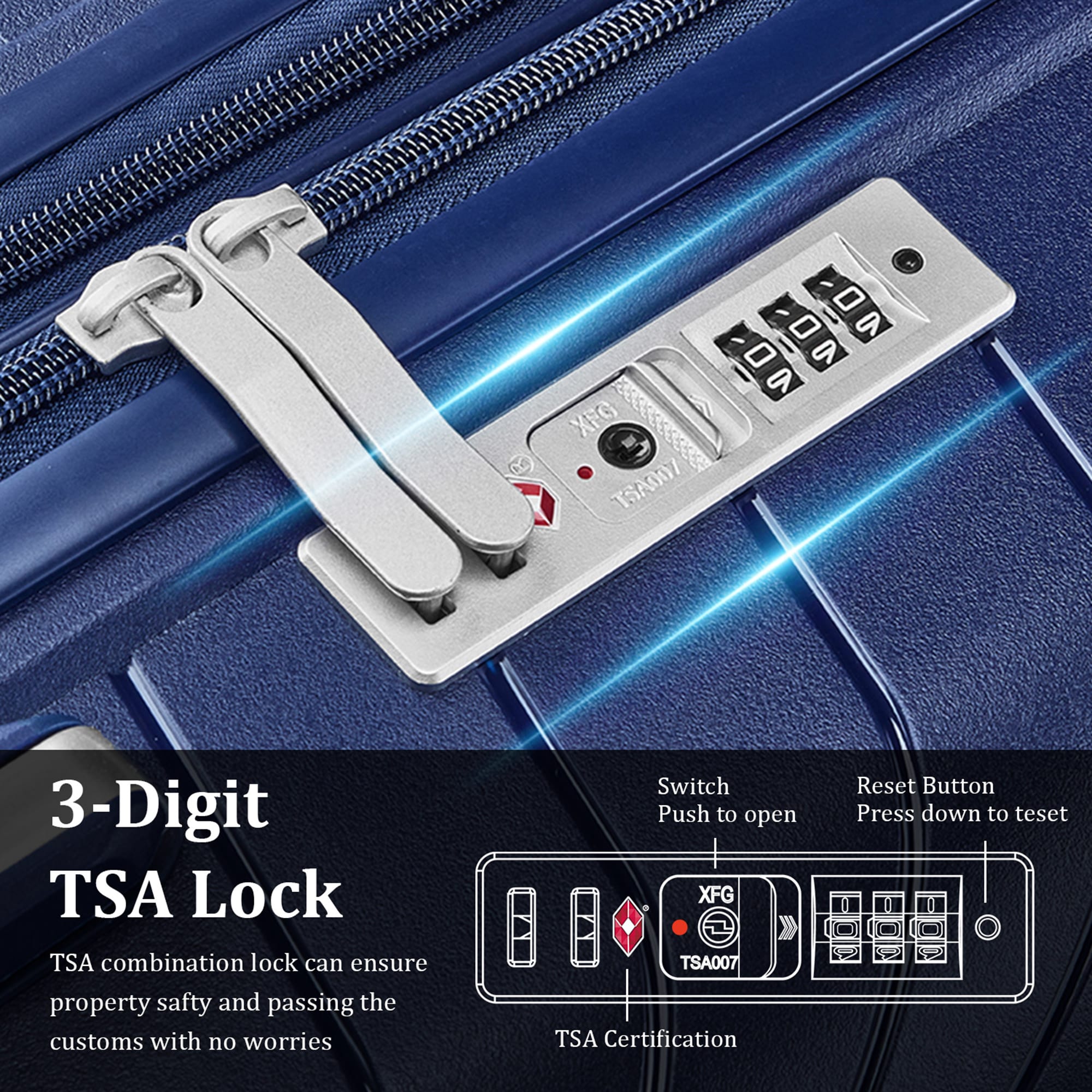 SINOFURN SYD9400009OR Luggage-And-Luggage-Sets - View #4