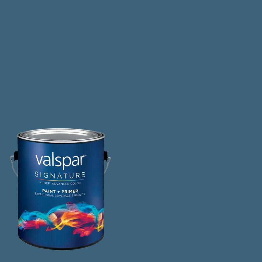 Valspar 50018C-DEEPSEA49494 Matte Deep Sea Diving Pre-tinted Latex Interior Paint + Primer (1-Gallon)