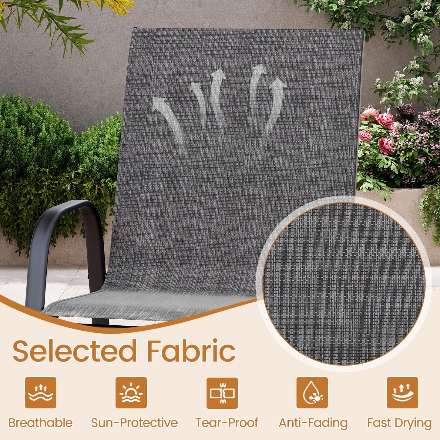 Poinic CWJ12384GR-2 Patio-Chairs - View #4