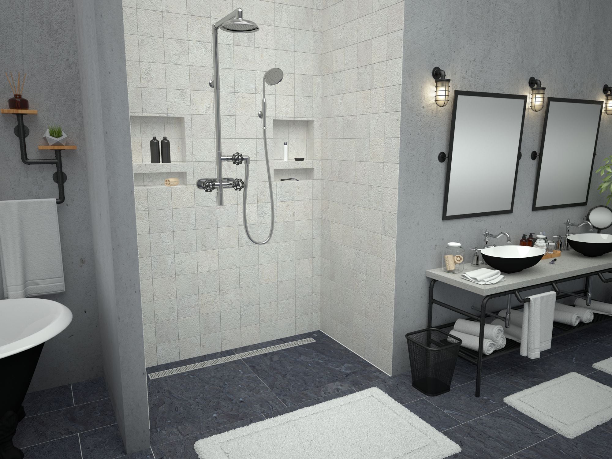Tile Redi RT4060CBFB-PVC-SQPC Shower-Floors - View #8