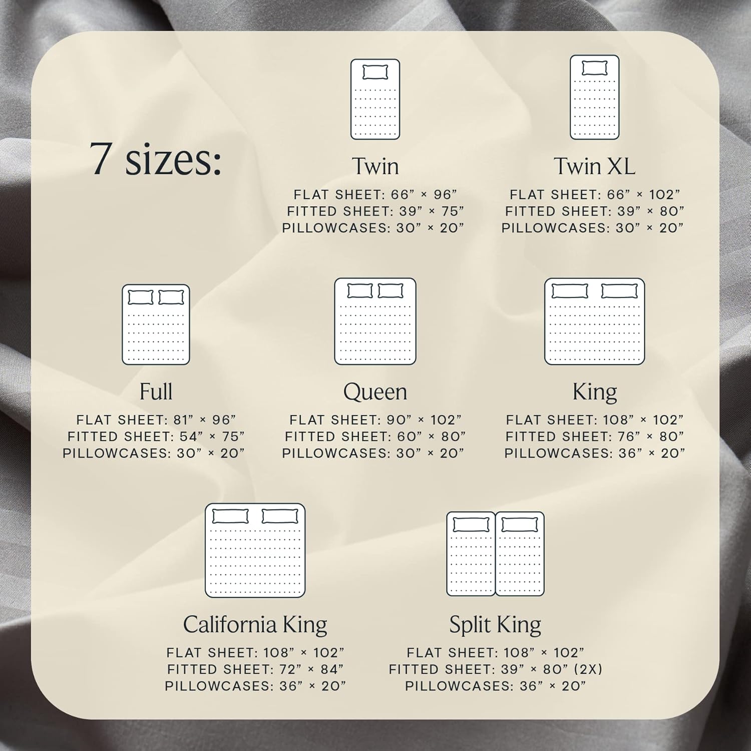 LuxClub B0B48522GT Sheet-Sets - View #4