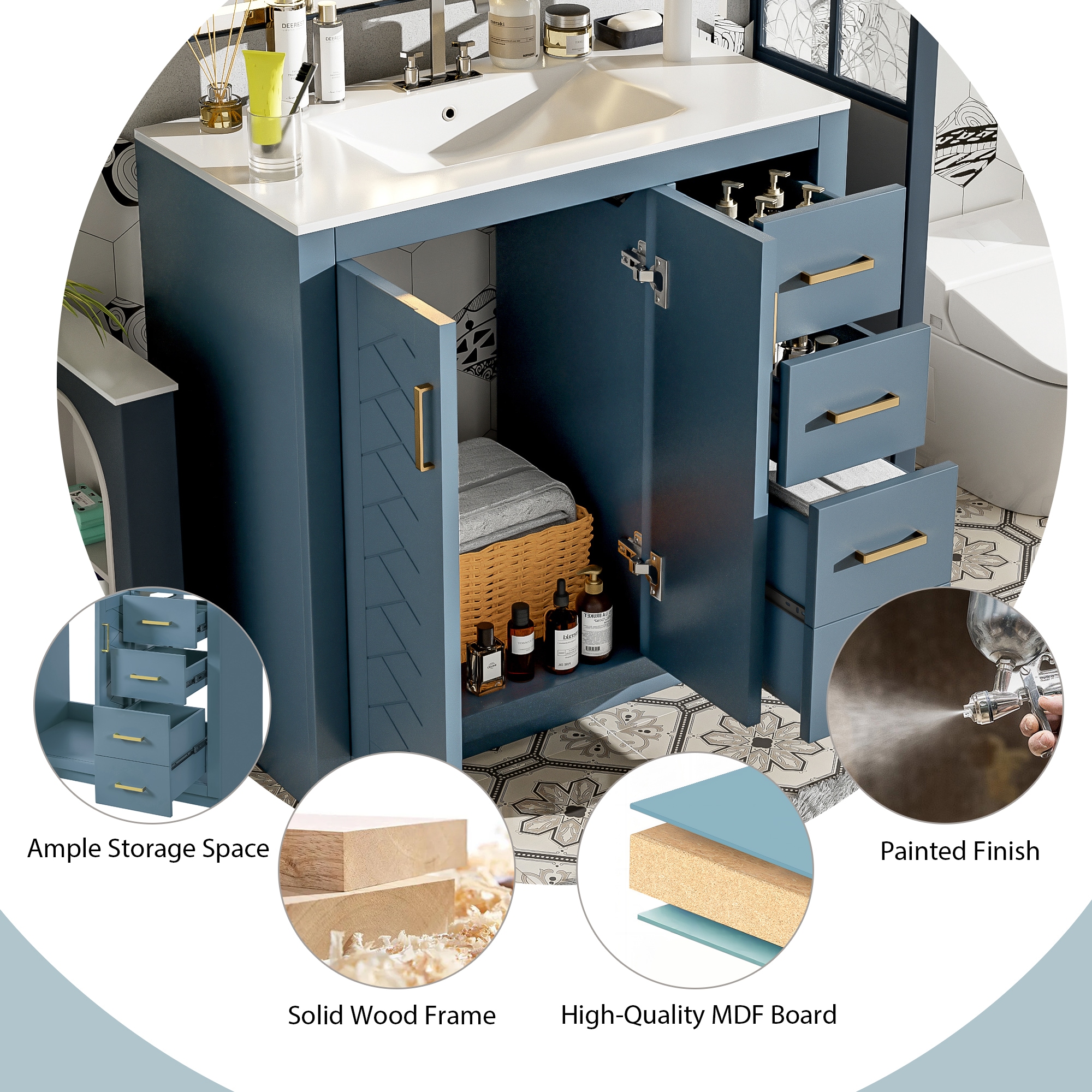 Tatayosi JJ-43327M Bath-Vanity-Combo - View #5