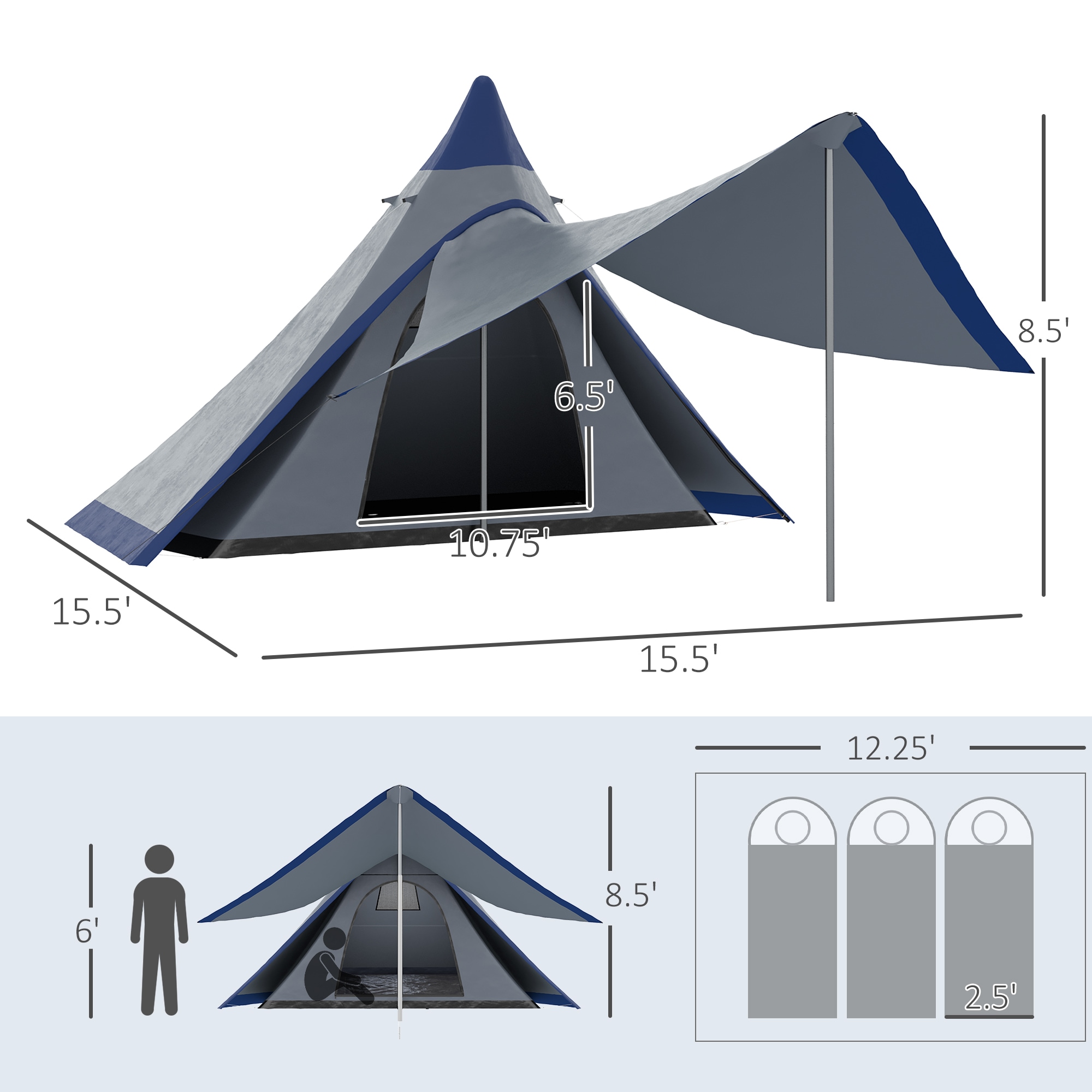 Damerin WP32 tents - View #3
