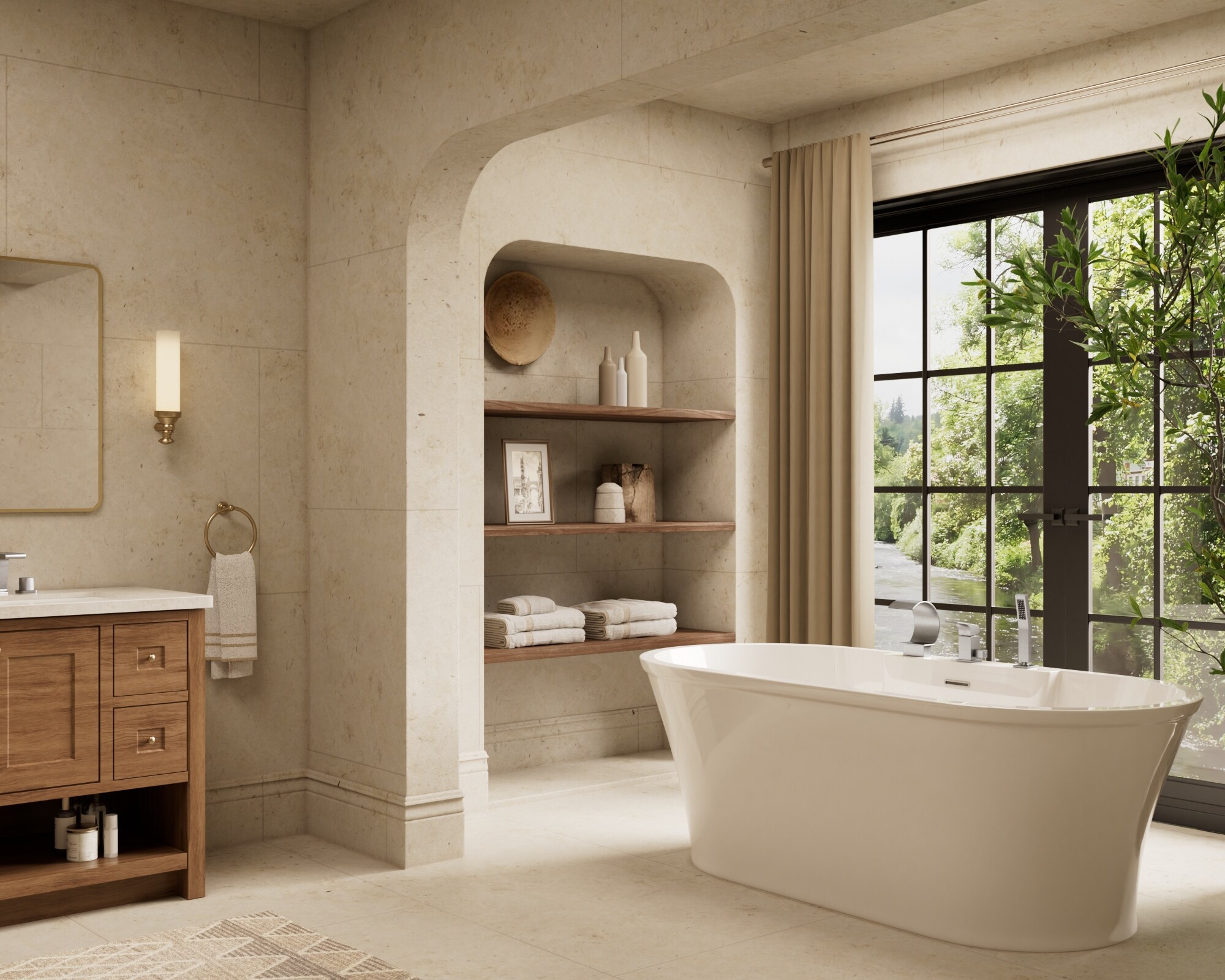 GRANDJOY TOBILI202BN Roman-Tub-Faucets - View #13