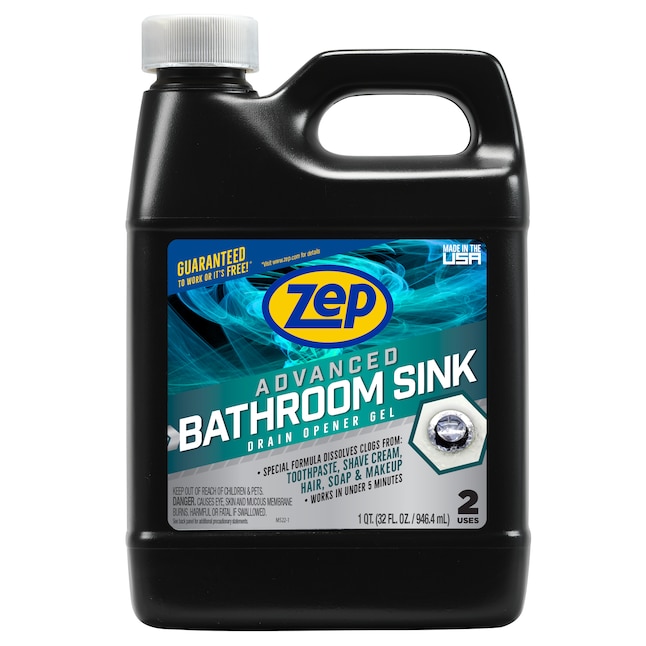 Zep Advanced Bathroom Sink Drain Opener Gel 32 Oz Cleaner In The Cleaners Department At Com - What Is The Best Bathroom Sink Drain Cleaner