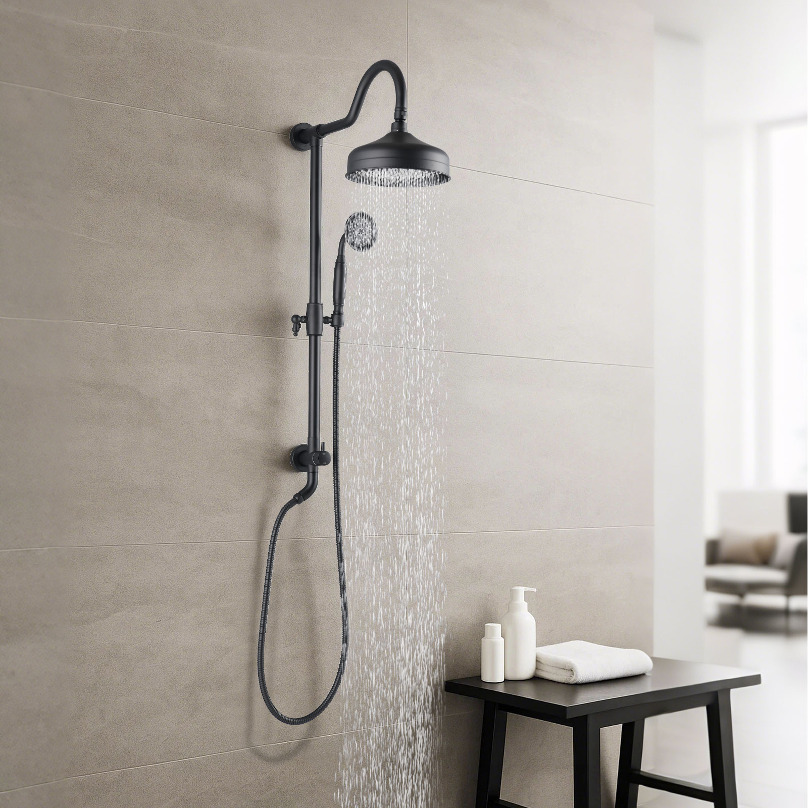 Wooakway FXLS0606-605BATH04 Showerhead-Bar-Panels - View #2