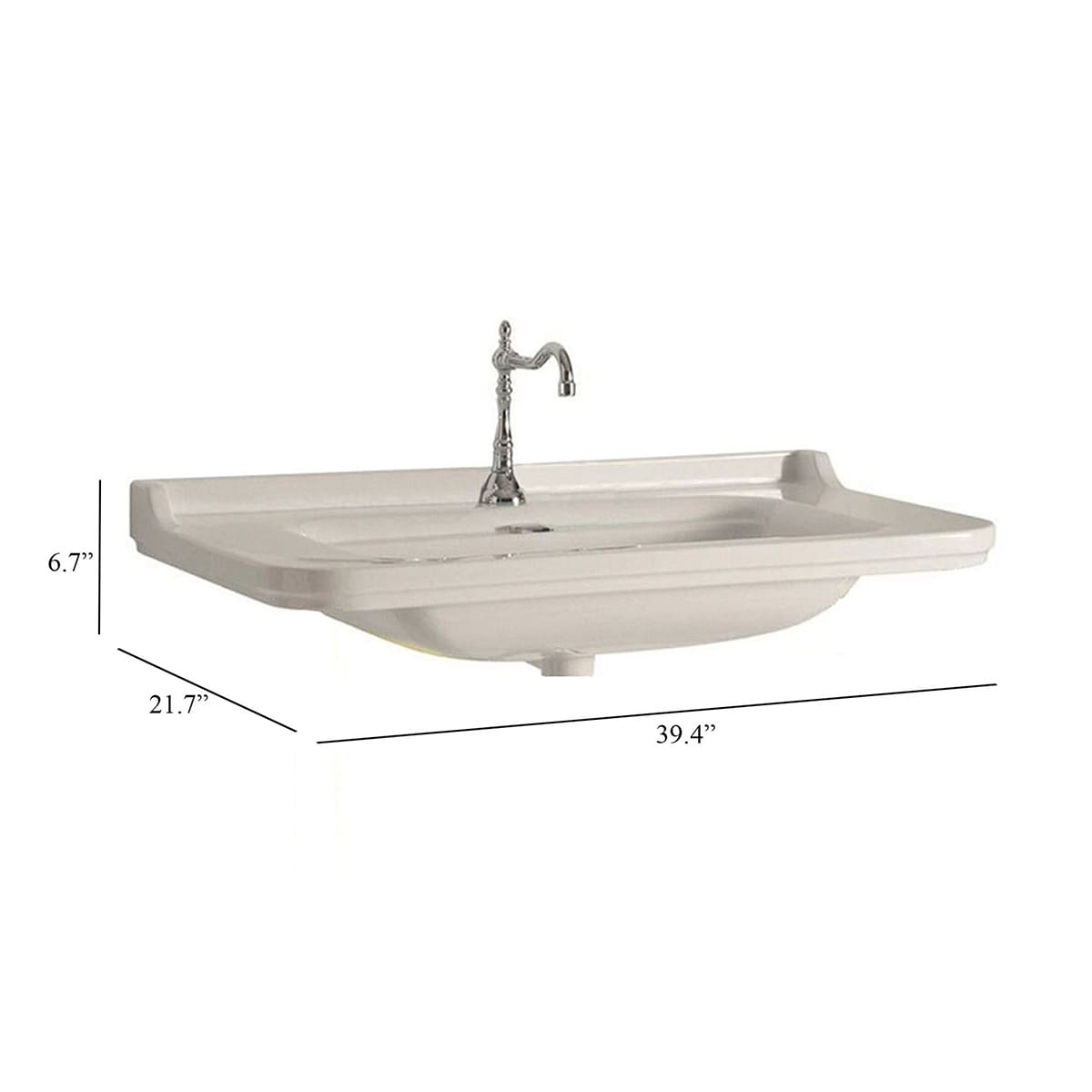 WS Bath Collections NOBLE 4142K1.01 Bath-Sink - View #7