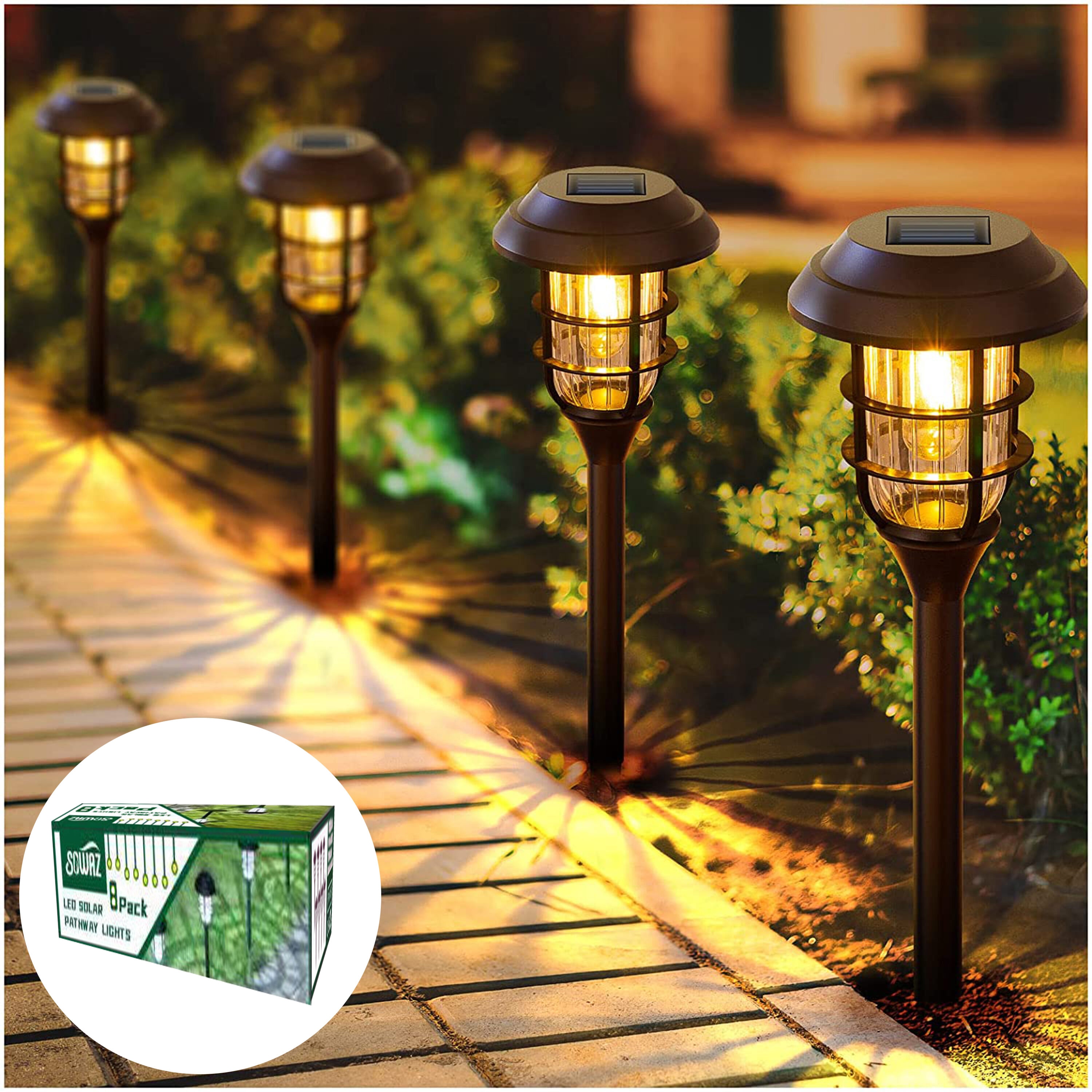 KOOPER Plastic Low Voltage Solar Powered Integrated LED Pathway Light &  Reviews