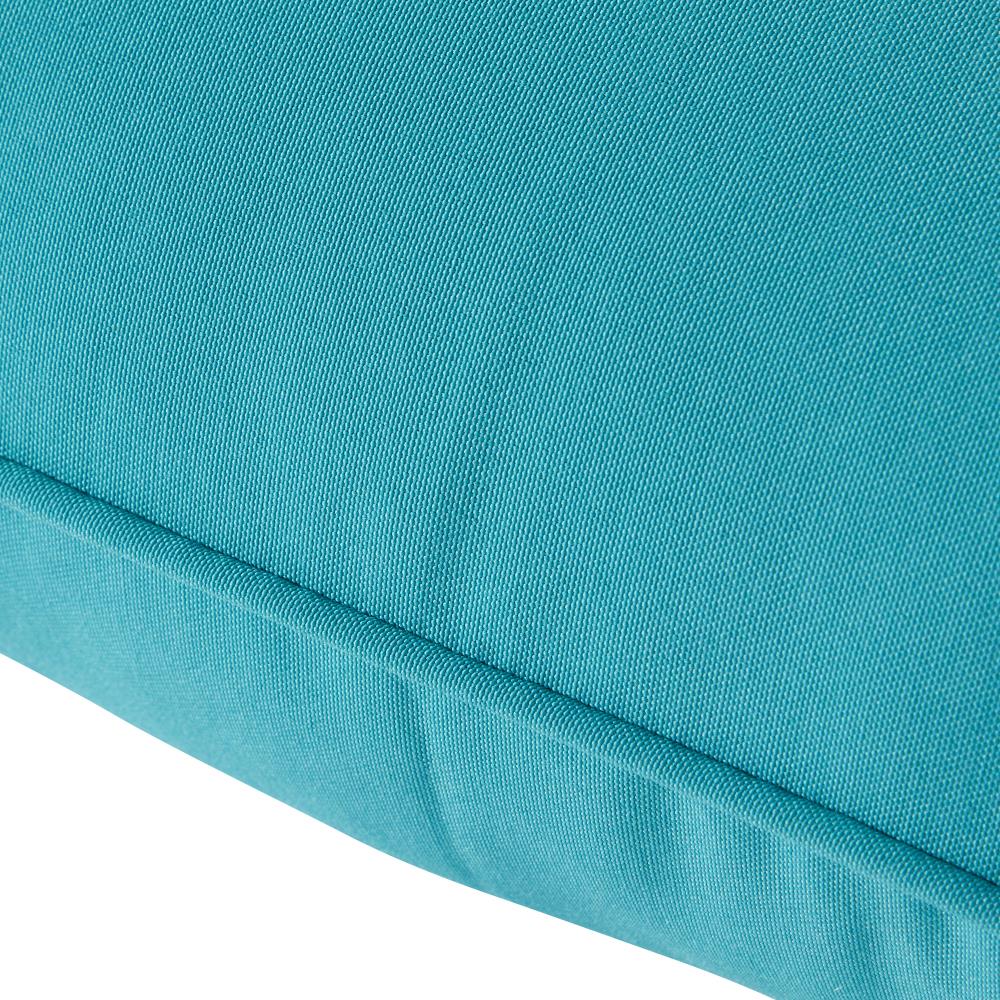 Greendale Home Fashions 25-in x 25-in 2-Piece Teal Deep Seat Patio ...