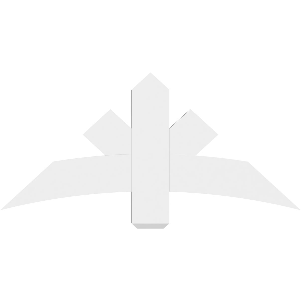Ekena Millwork GBP048X22X0206ALB00 Exterior-Brackets-Braces - View #2