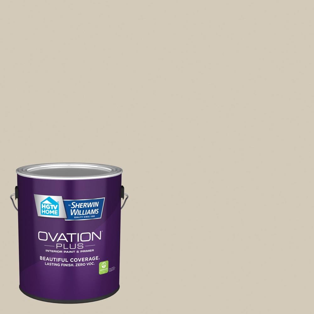 HGTV HOME by Sherwin-Williams 3007-10C-2557216 Ovation Plus Eggshell Rattan Basket 3007-10C Latex Interior Paint Paint + Primer ( 1-gallon )
