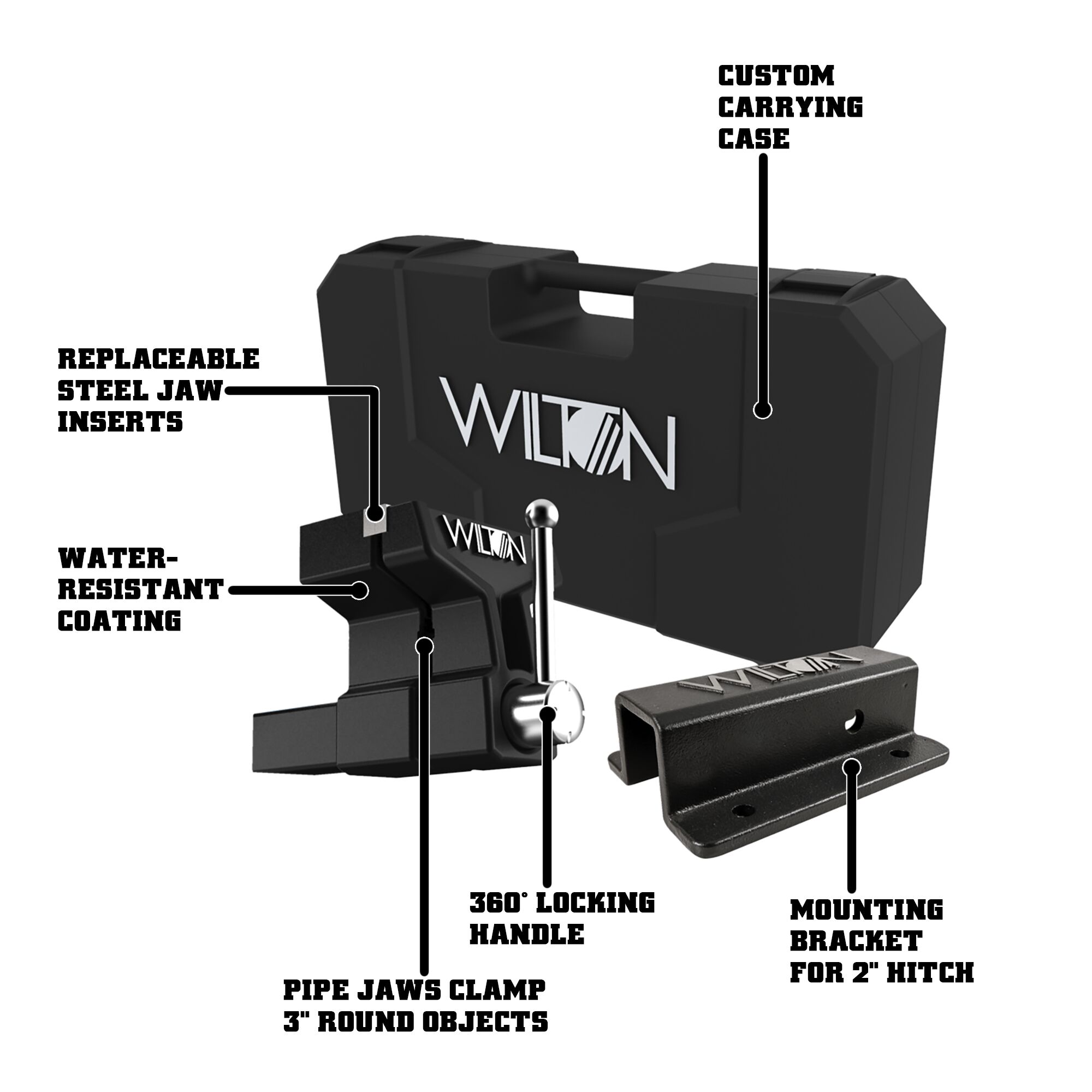 Wilton 6inch ATV All-Terrain Vise with Carrying Case 10015 Sansujyuku sansujyuku.com