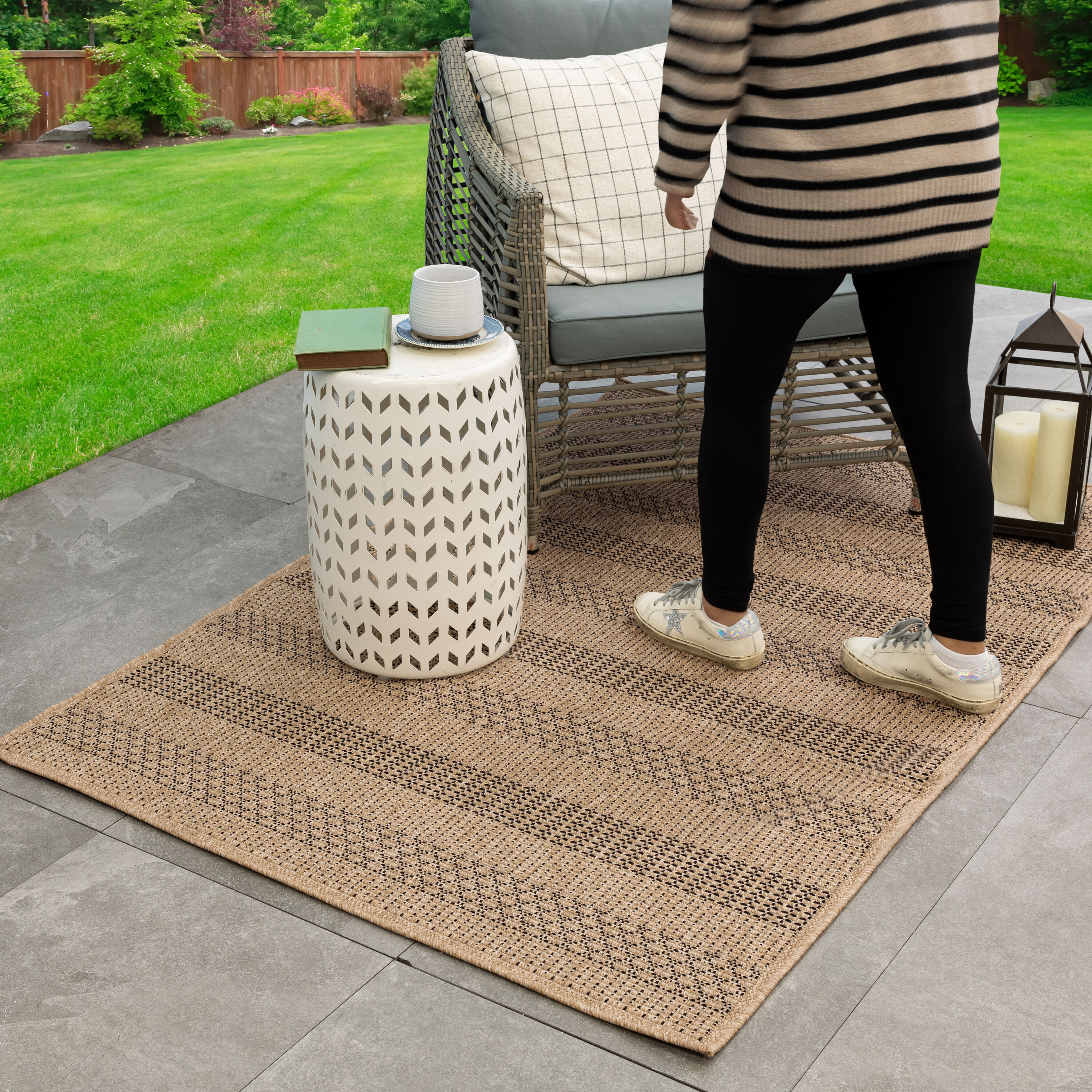 allen + roth with STAINMASTER R1346 101 047072 rugs - View #12