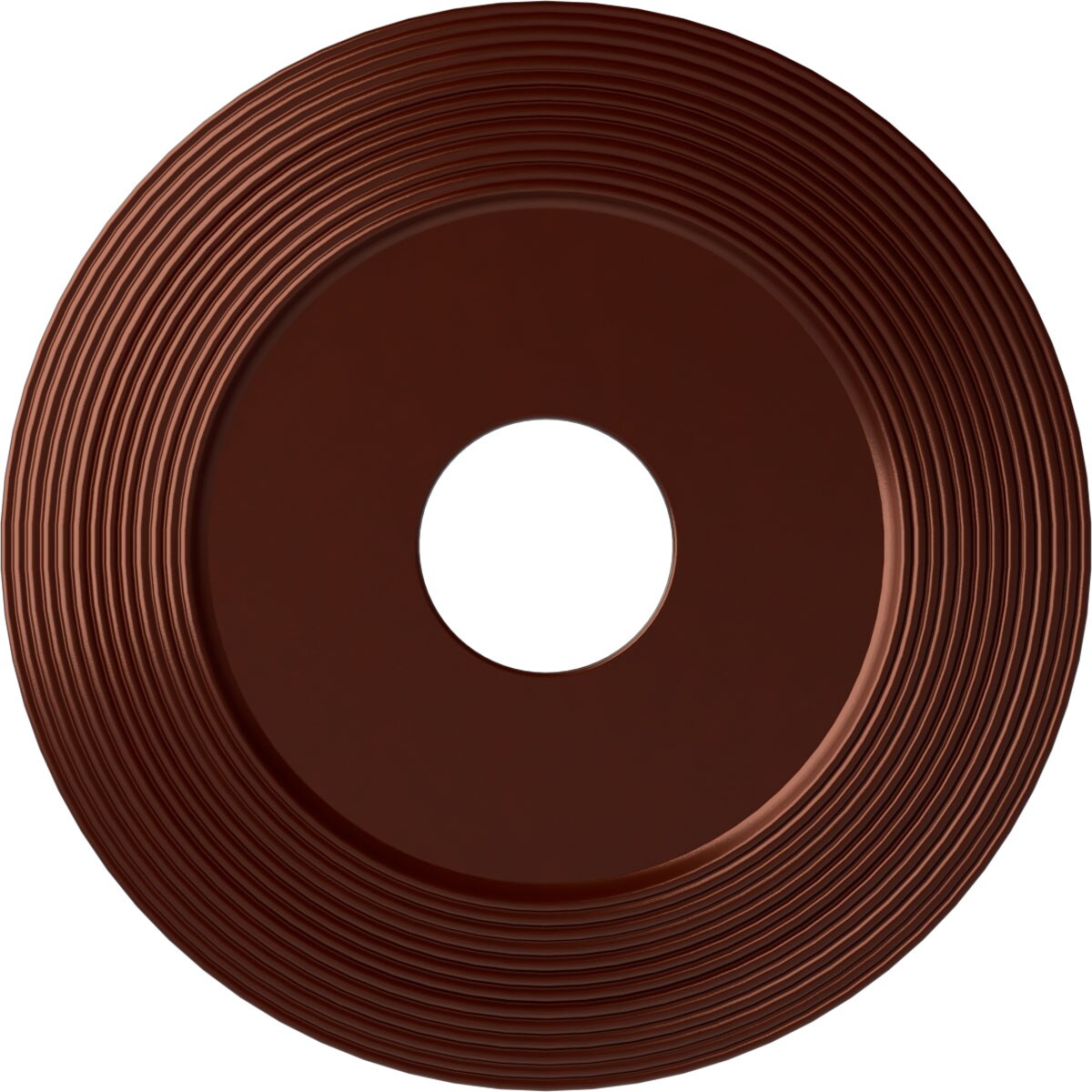 Ekena Millwork CM16ADACS Adonis 16.125-in W x 16.125-in L Painted Antique Copper Polyurethane Whole Ceiling Medallion