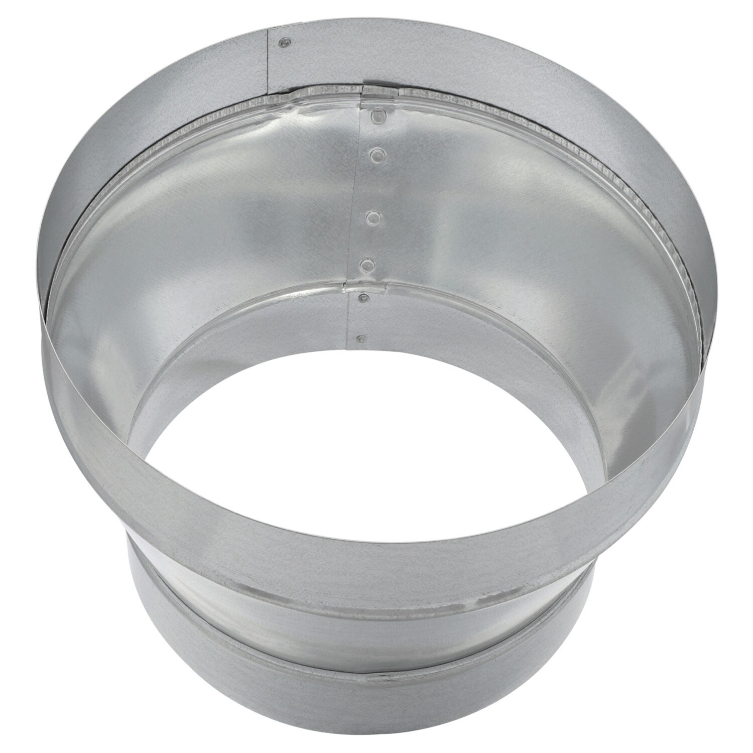 Imperial 10 In 28 Gauge Galvanized Steel Round Duct Reducer In The Duct Transitions And Connectors 0346