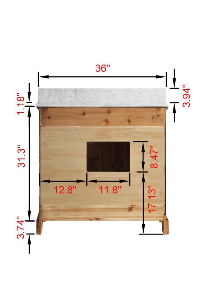SUPREME WOOD 66036-CAB-TB-SQ Bath-Vanity-Combo - View #14