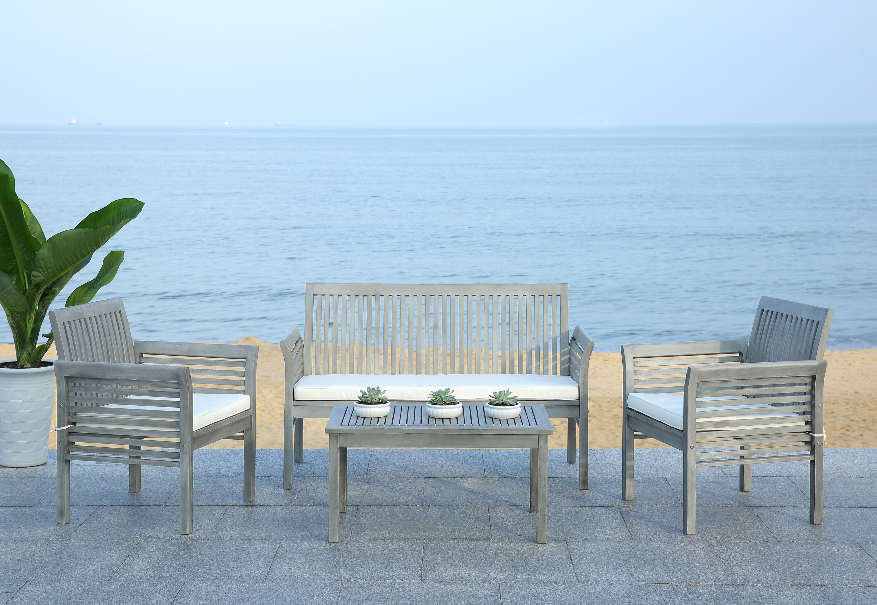 Safavieh PAT7005B Patio-Conversation-Sets - View #4