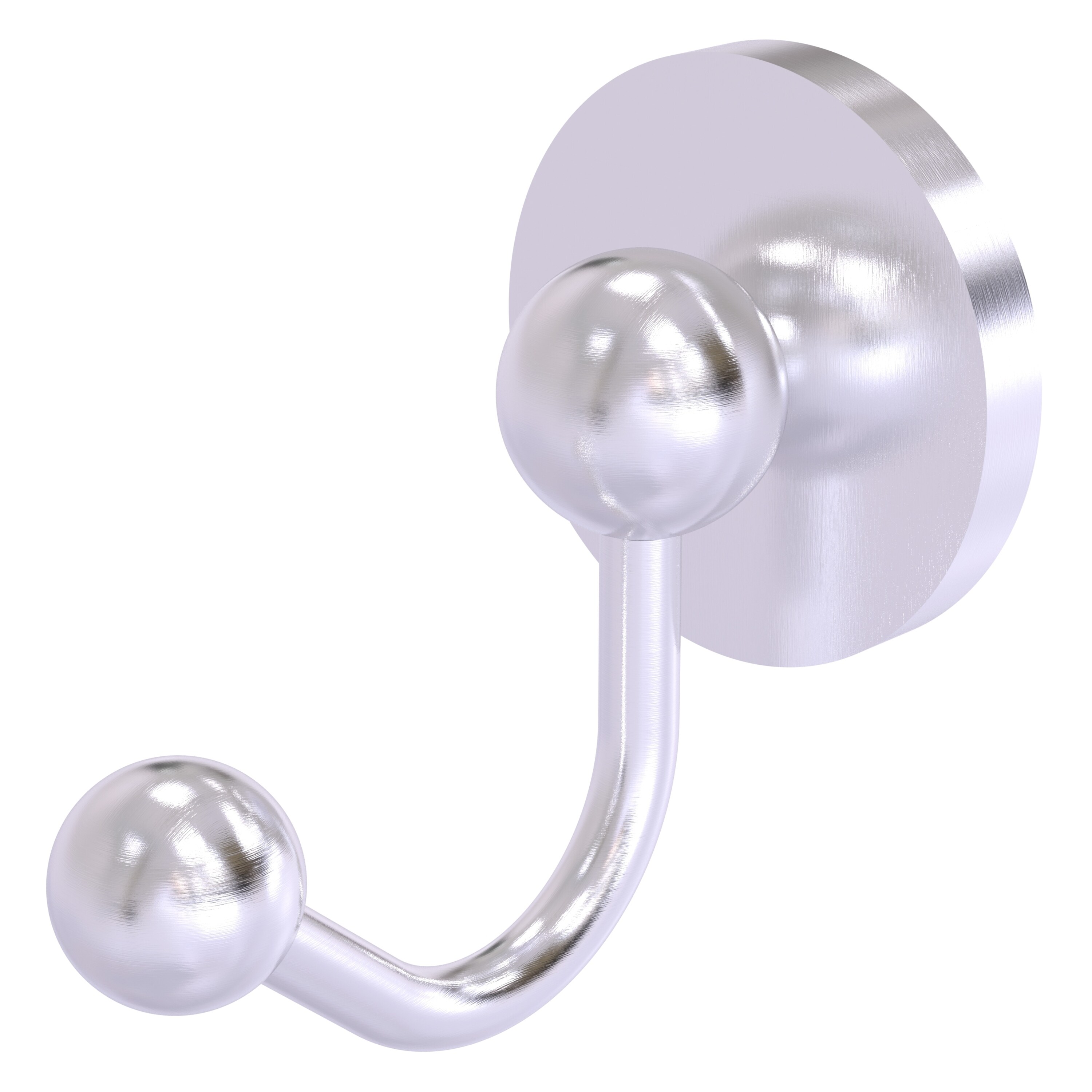 Allied Brass P1020-SCH Prestige Skyline Satin Chrome Single -Hook Wall mount Towel Hook