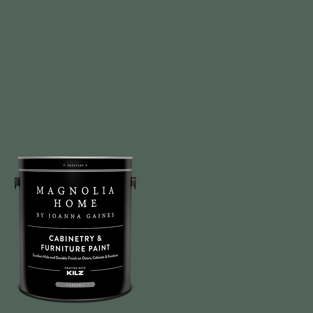 Magnolia Home MAG105-4141123  by Joanna Gaines Satin Regal Leaf MAG105 Tintable Cabinet Furniture Paint Enamel ( 1-gallon )