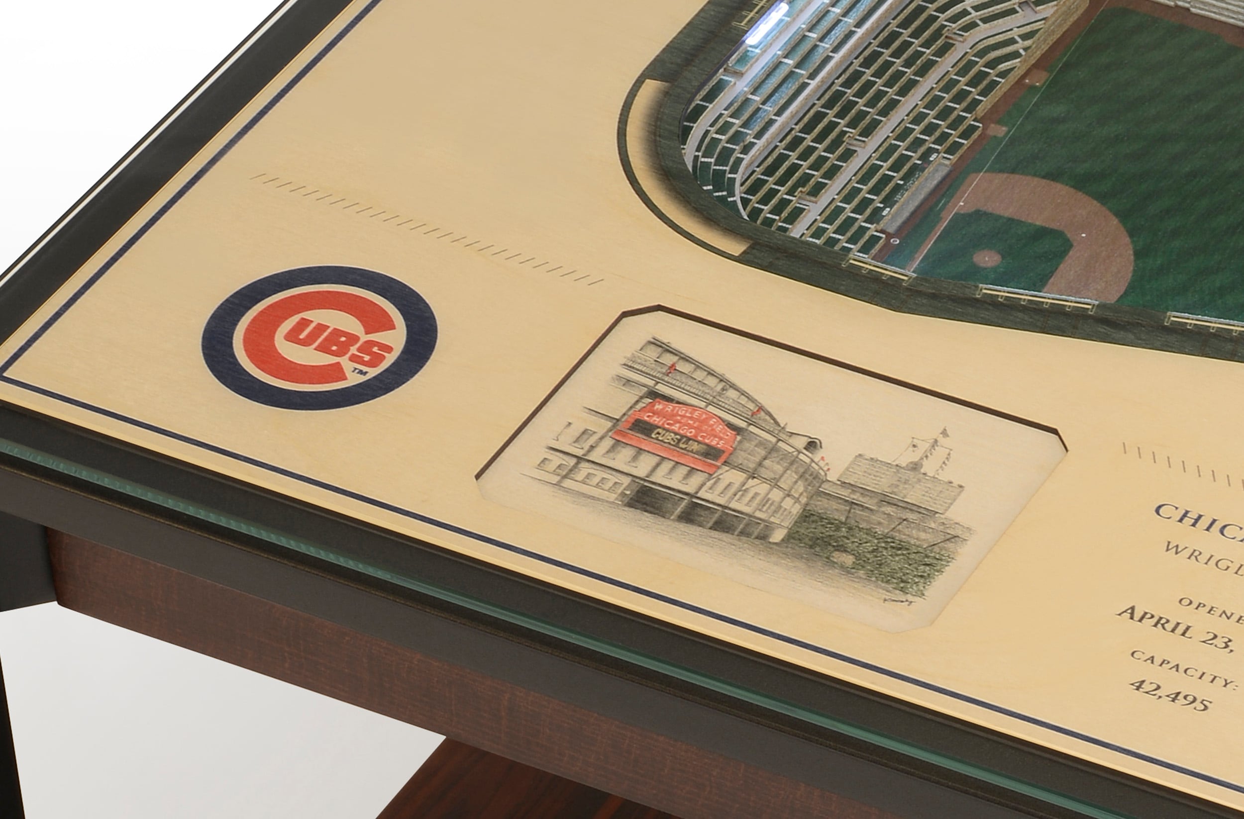 Trends International Chicago Cubs - Wrigley Field Wall Poster, Multi