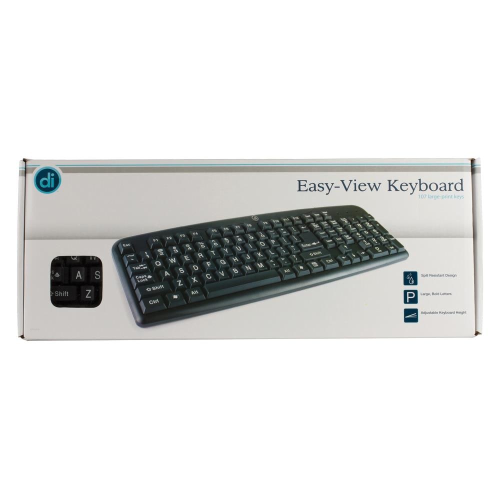 Digital Innovations Easy-View USB Keyboard - Comfortable, Adjustable ...