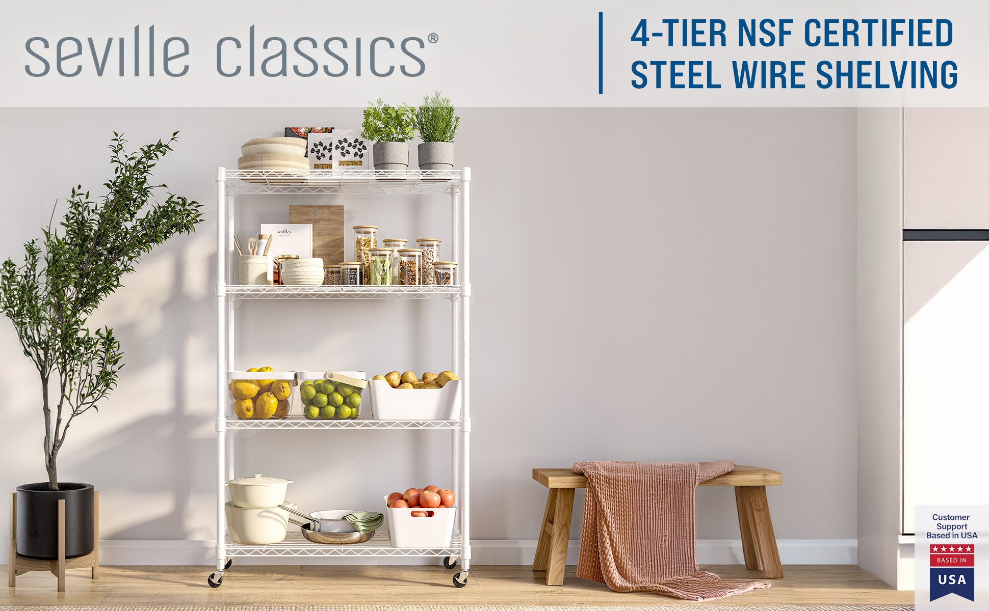 Seville Classics SHE15381B Free-Standing-Shelving - View #7