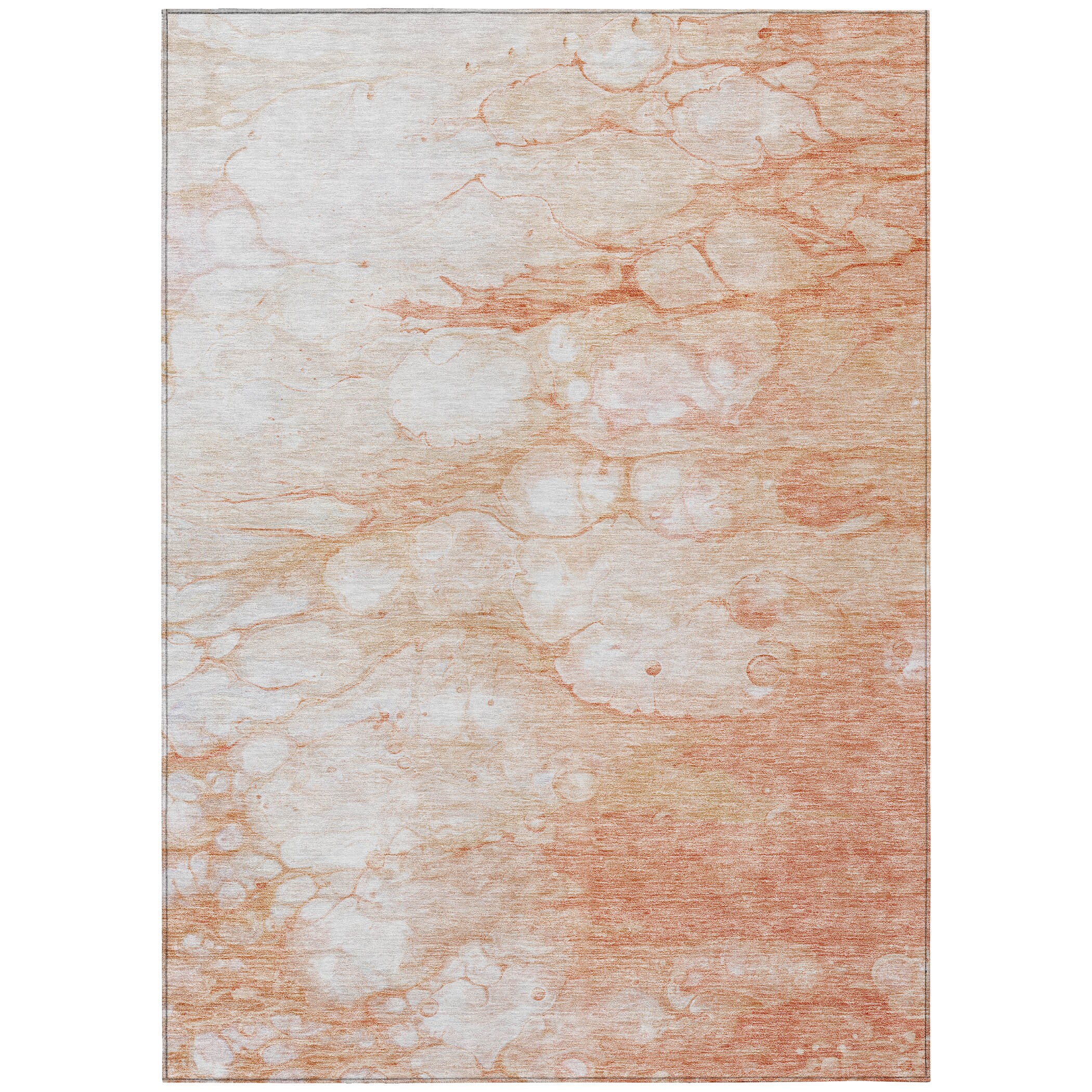 Addison Rugs ACN699CR10X14 Chantille ACN699CR 10 x 14 (ft) Polyester Coral Rectangular Indoor/Outdoor Geometric Machine washable Area rug