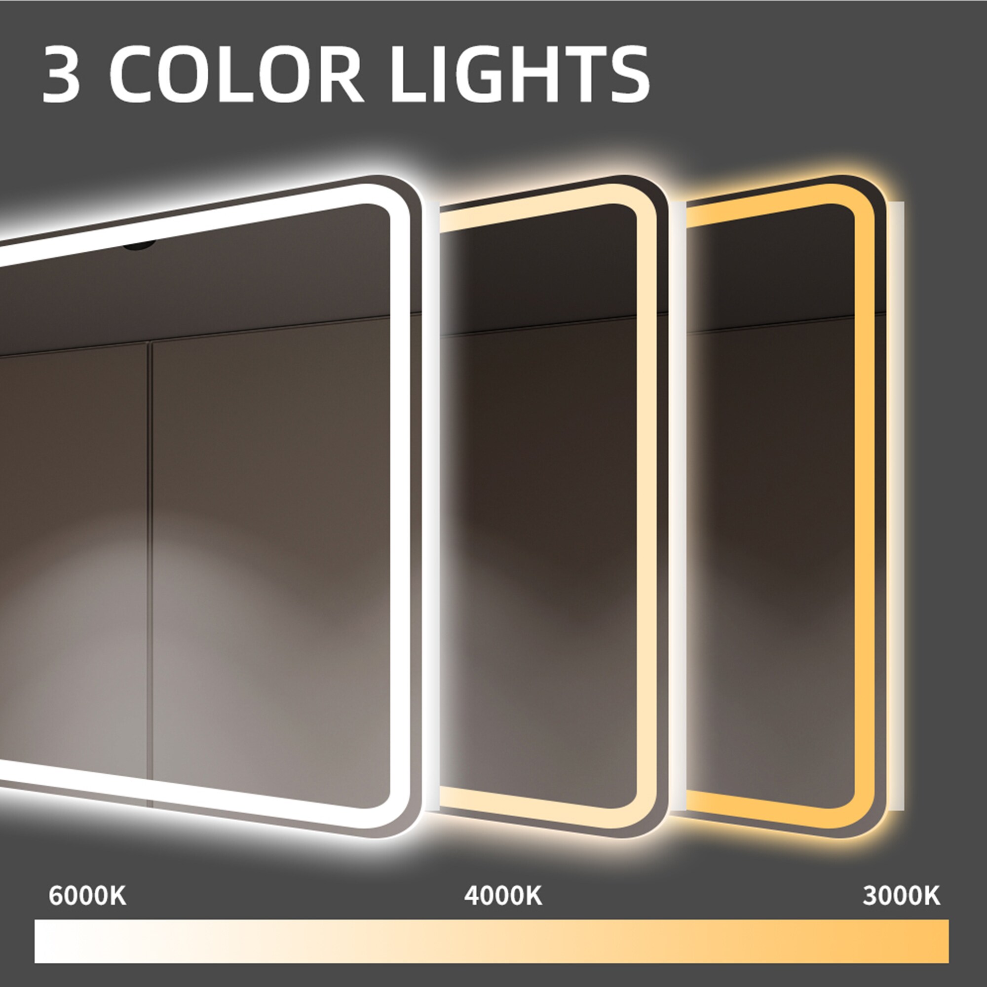 Forclover CLH-W2709P179003 Framed-Bath-Mirrors - View #4