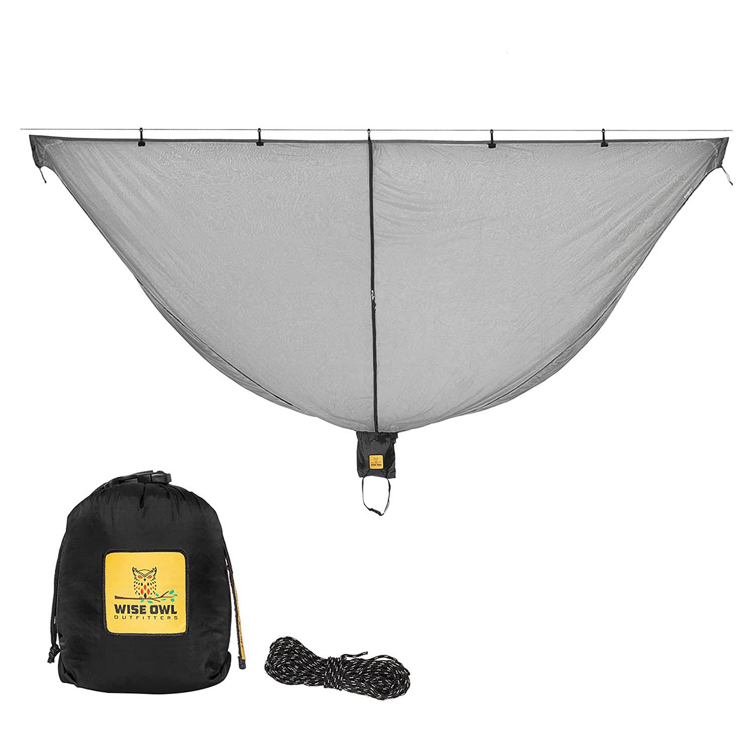 Wise Owl Outfitters 313860 Black Fabric Hammock