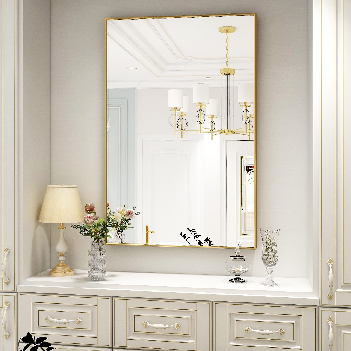BEAUTYPEAK LS-YSJ-ZJ2436-G Decor-Mirrors - View #2