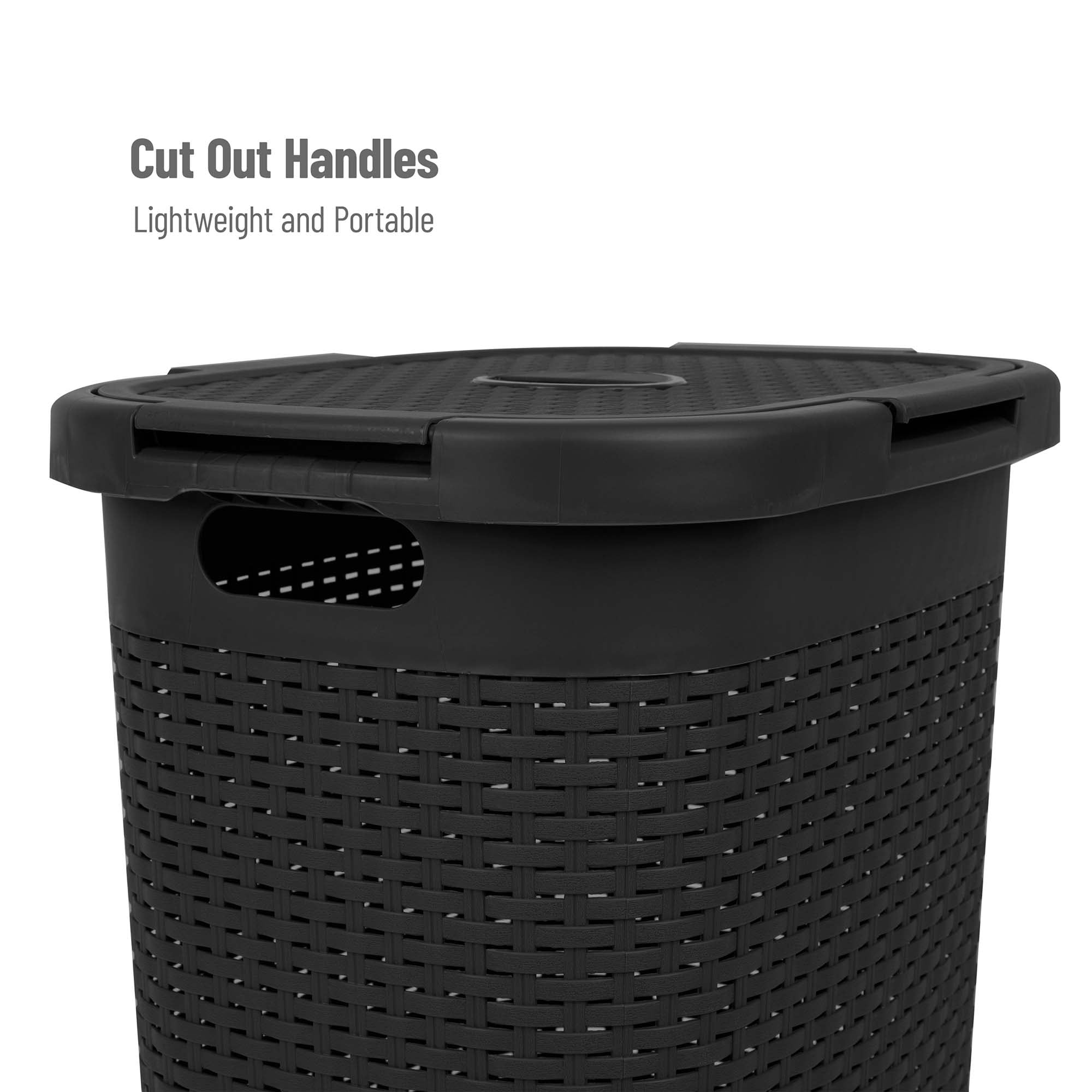 Mind Reader 60HAMP2PK-BLK Hamper-Baskets - View #4