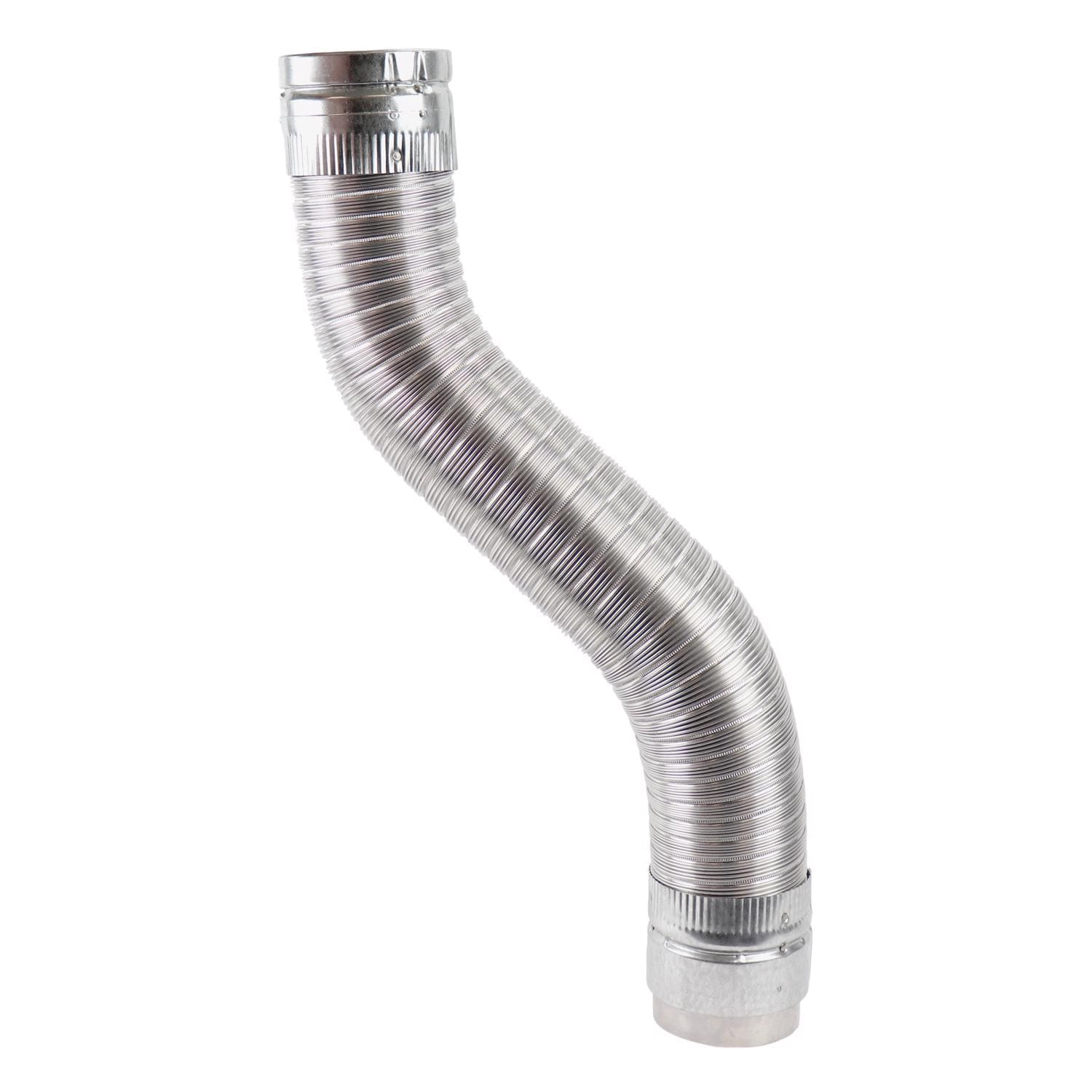 Selkirk  4 in. D X 42 in. L Aluminum/Galvanized Steel Gas Vent Connector