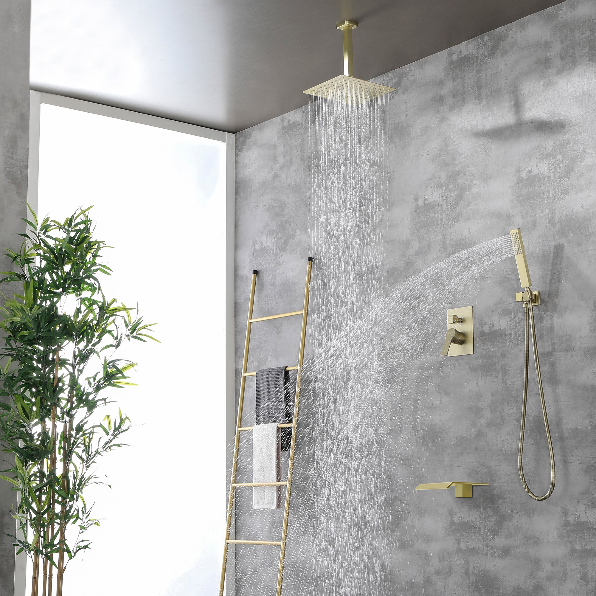 Boyel Living SMD-88019BG-10 Showerhead-Bar-Panels - View #4