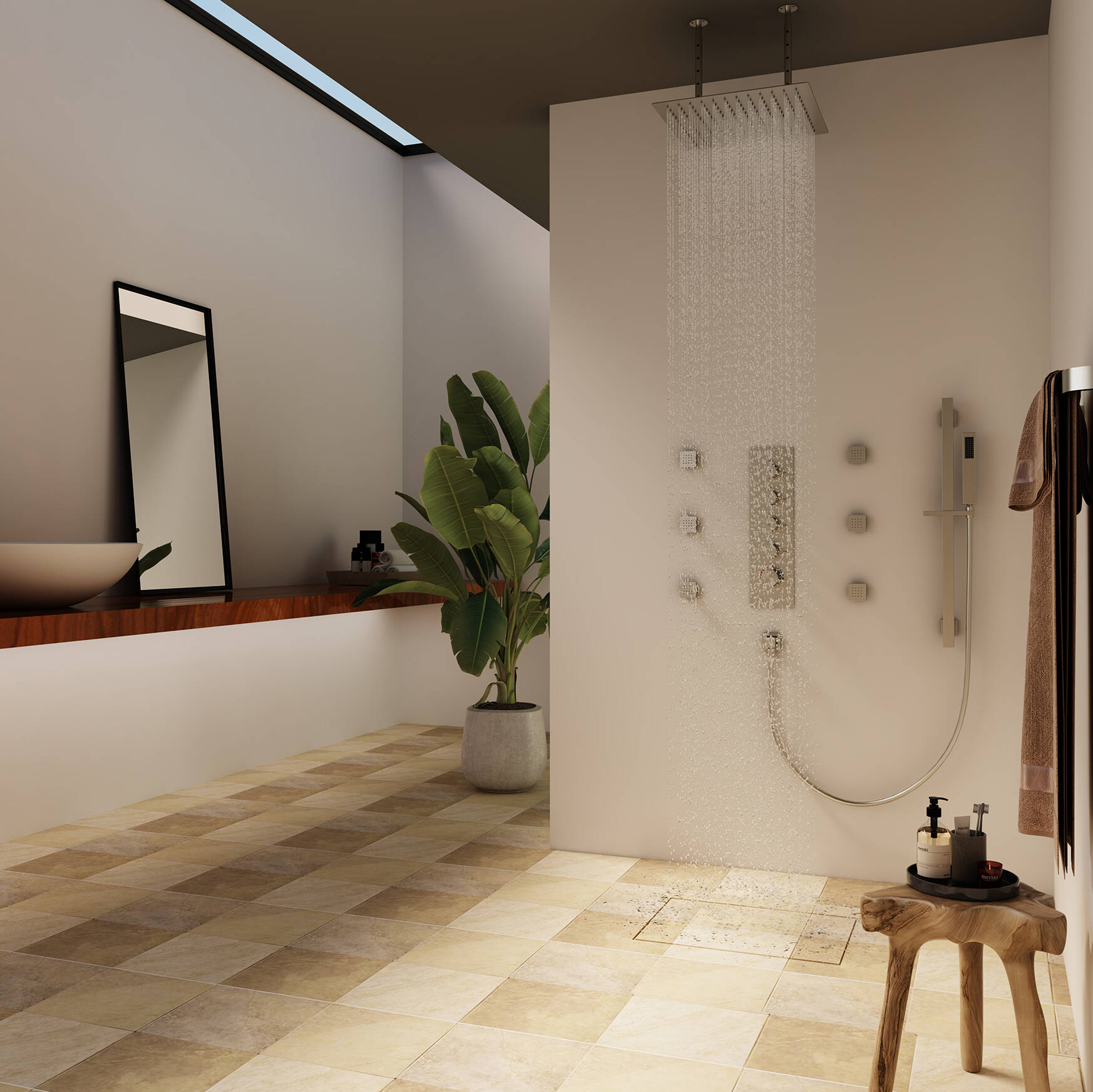 Clihome RCH-BAS8519B Showerhead-Bar-Panels - View #5