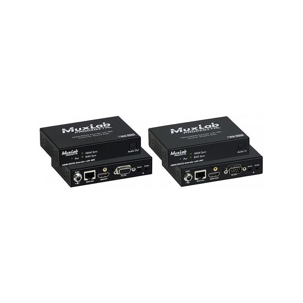  TCNCD388135 MuxLab MUX-500458-ARC HDMI and RS232 Extender Kit with ARC HDBT UHD-4K
