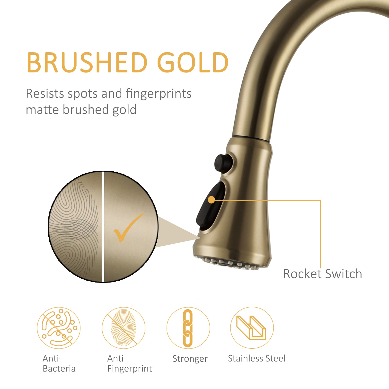 WELLFOR WB-H#RB0808 Kitchen-Faucets - View #4