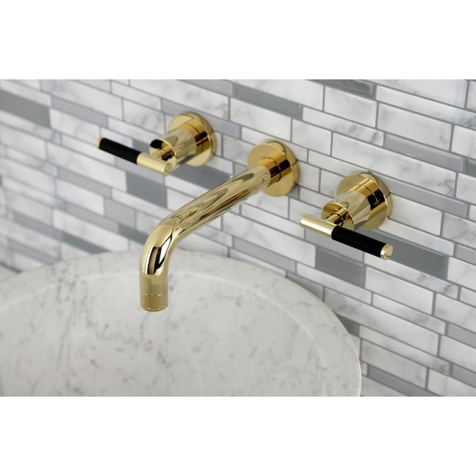 Wall Mount Bathroom Sink Faucet, Kingston Brass Bathtub Faucet Installation Instructions